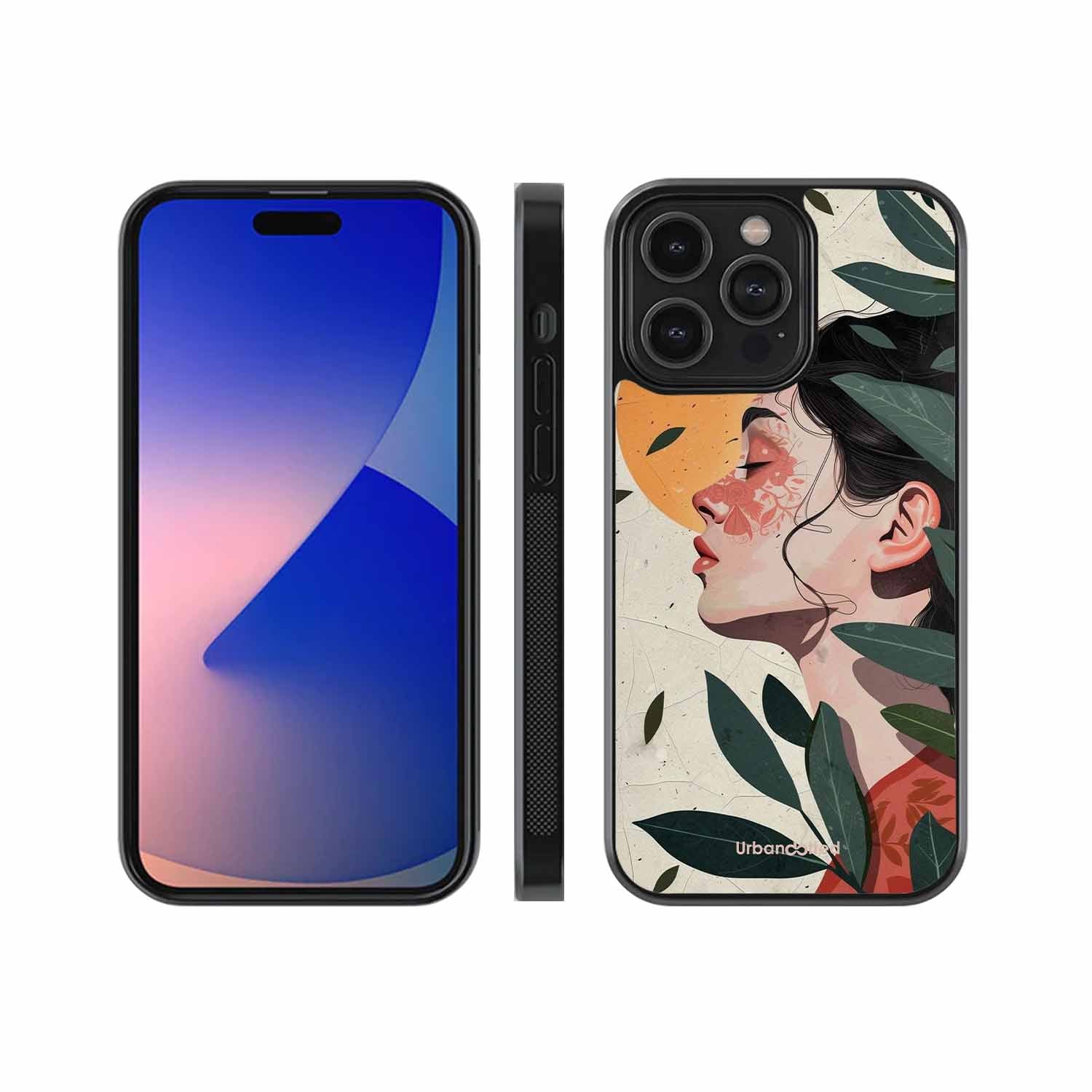 Nature's Embrace Glass Case For iPhone 13 Pro