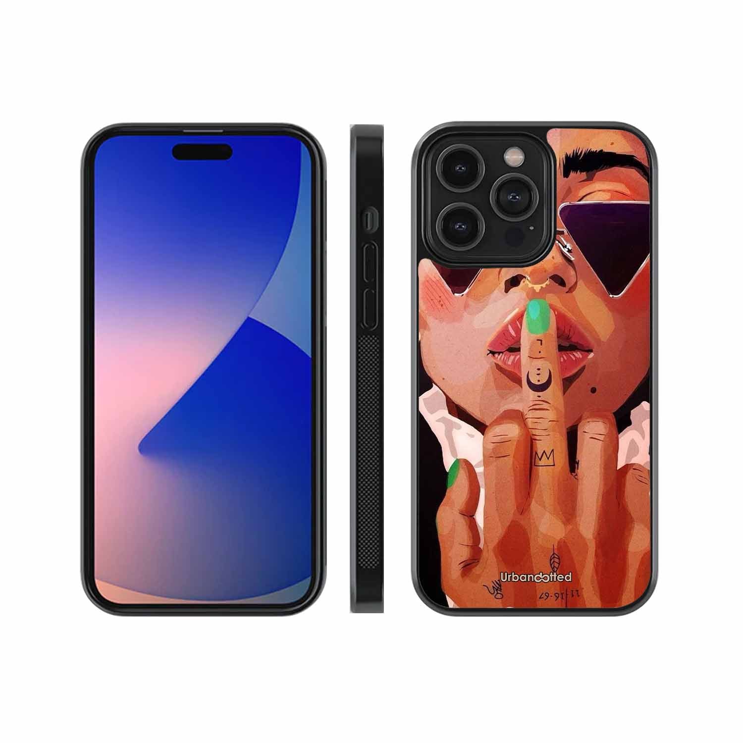 Unfiltered Attitude Glass Case For iPhone 15 Pro Max