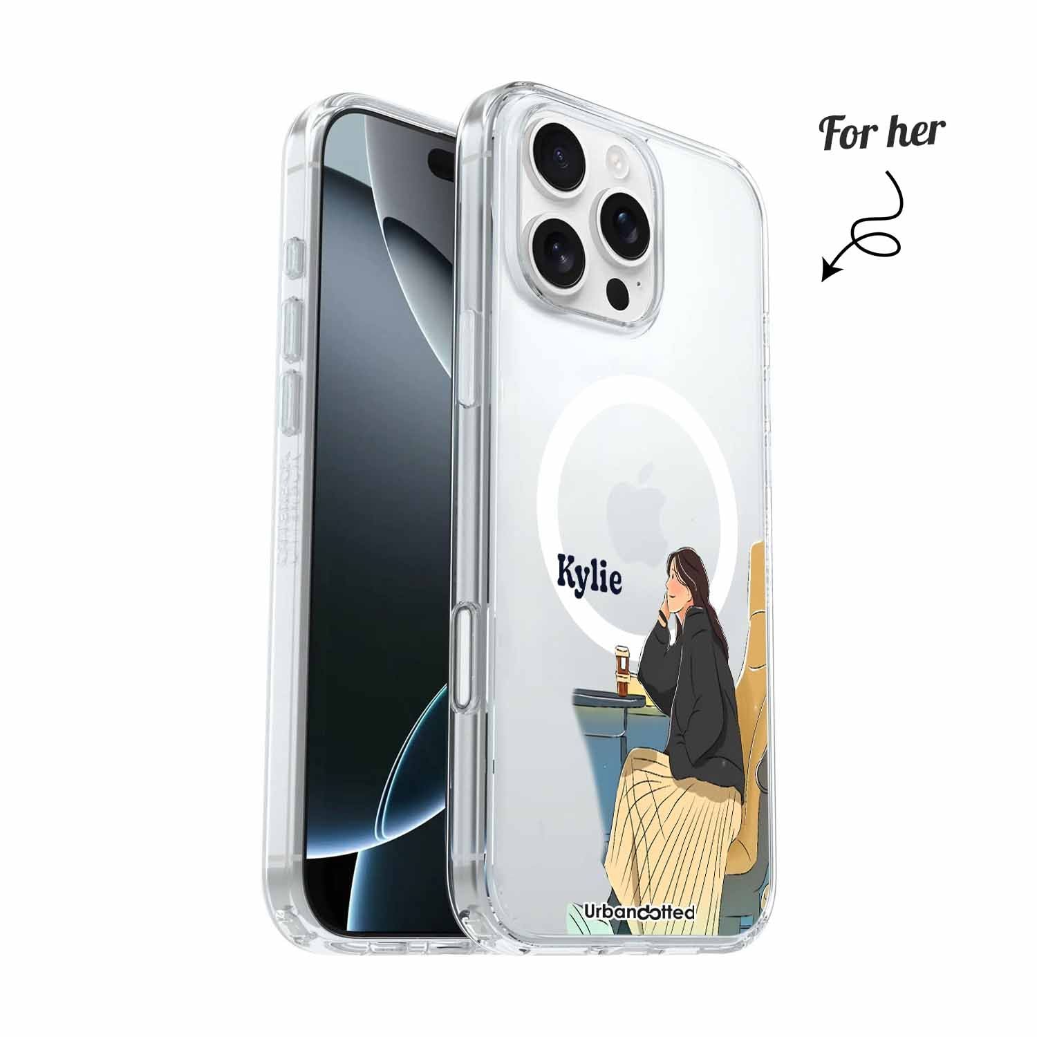 Chillin' Illustrations Crystal Clear Couple Case