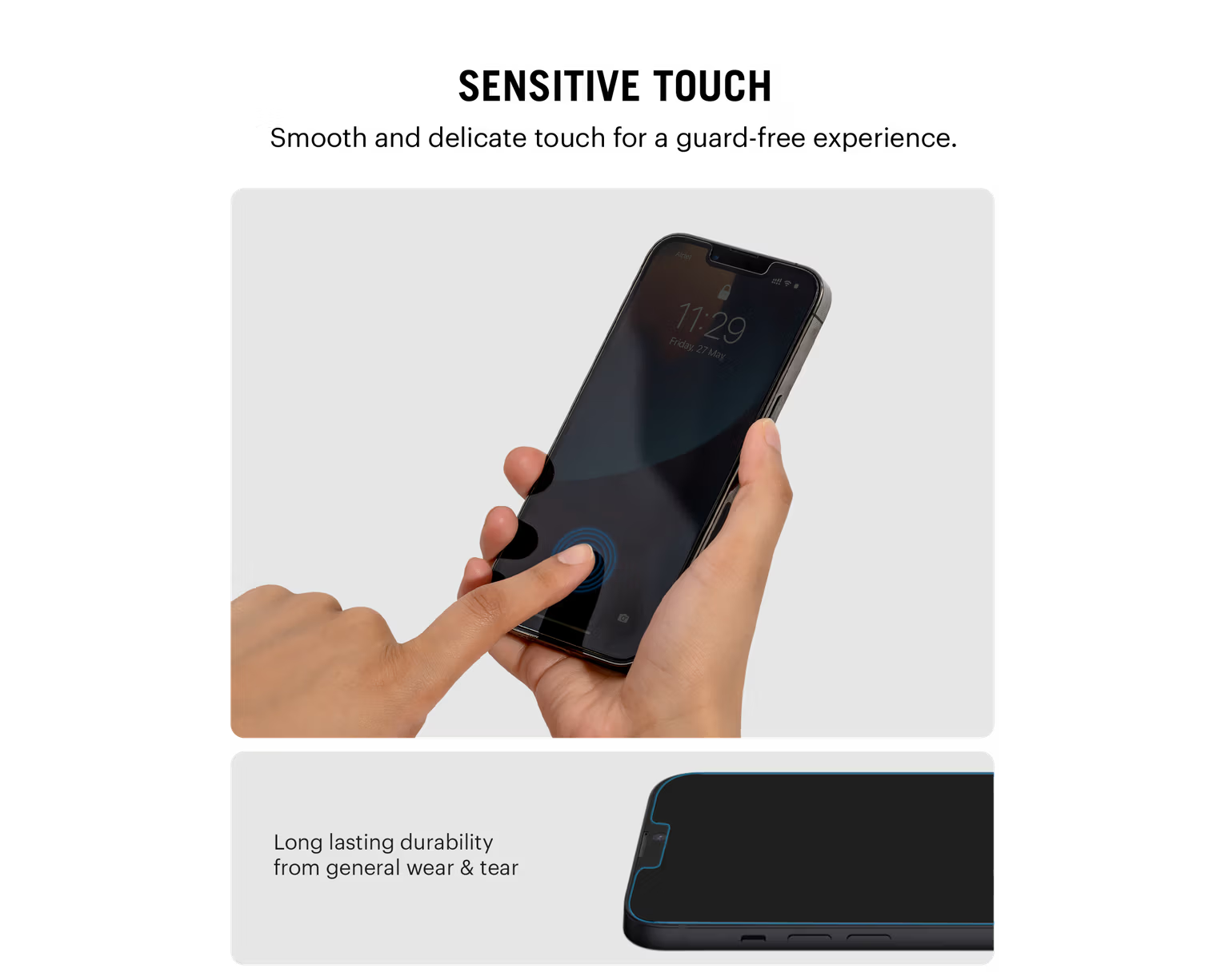 Premium Screen Protector - 9H Tempered Glass with Applicator Tray