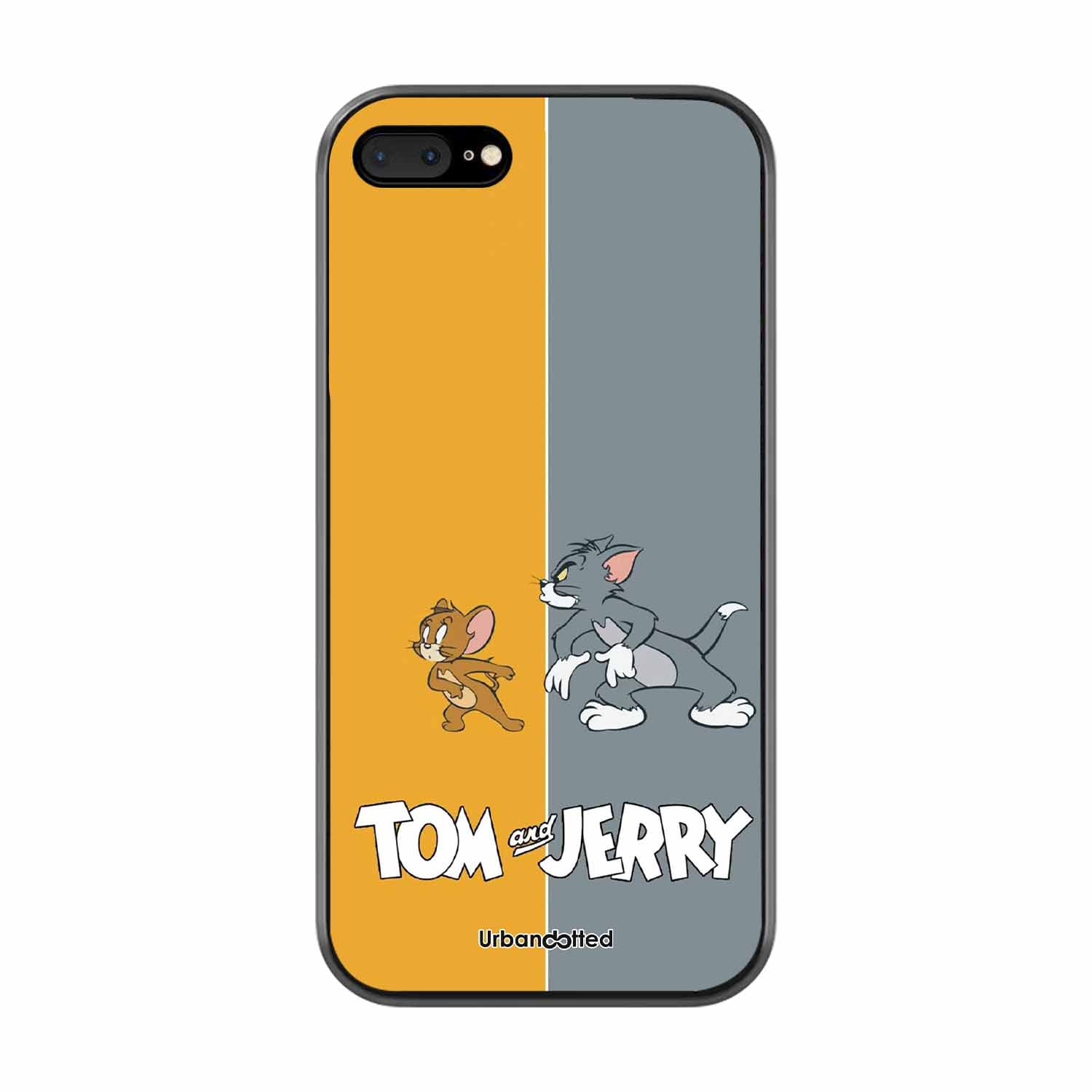 Tom and Jerry Chase Glass Case For iPhone 7 Plus