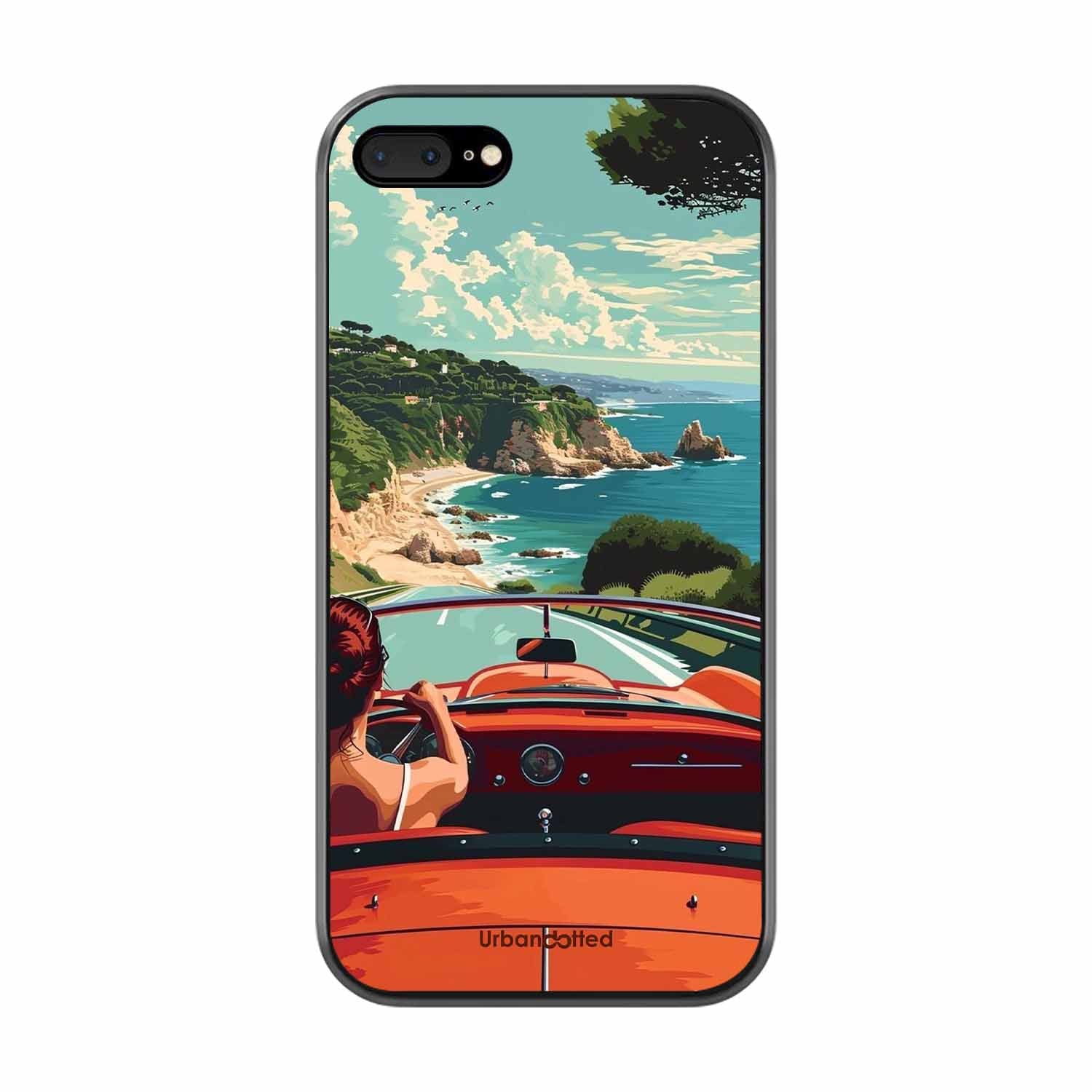 Ocean Breeze Road Trip Glass Case For iPhone 7 Plus