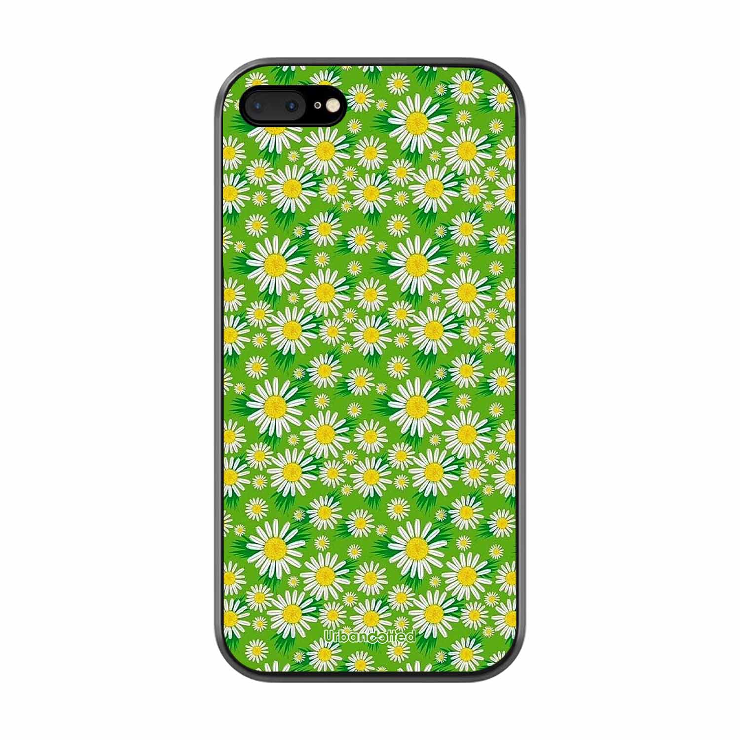 Cheerful Daisy Glass Case For iPhone 7 Plus