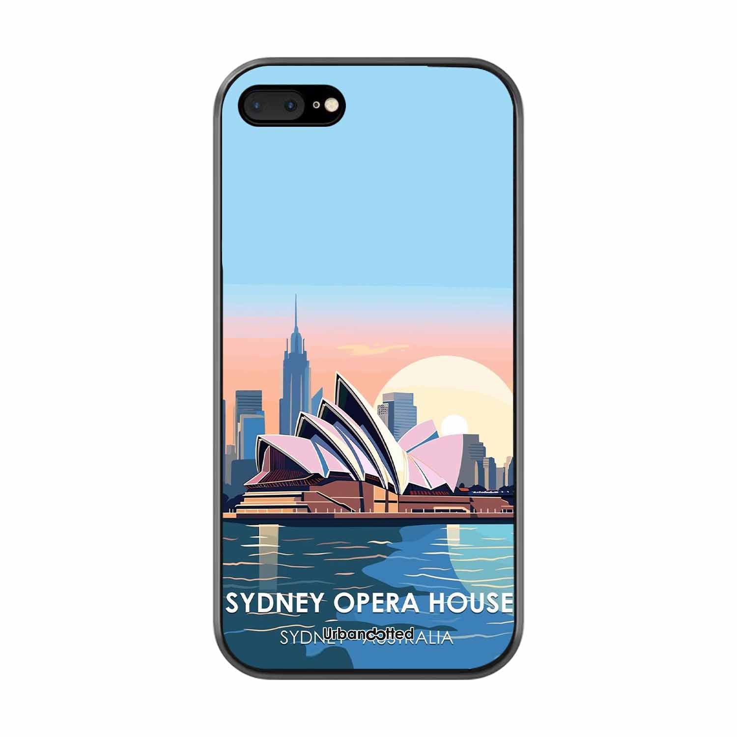 Sydney Opera House Sunrise Glass Case For iPhone 7 Plus