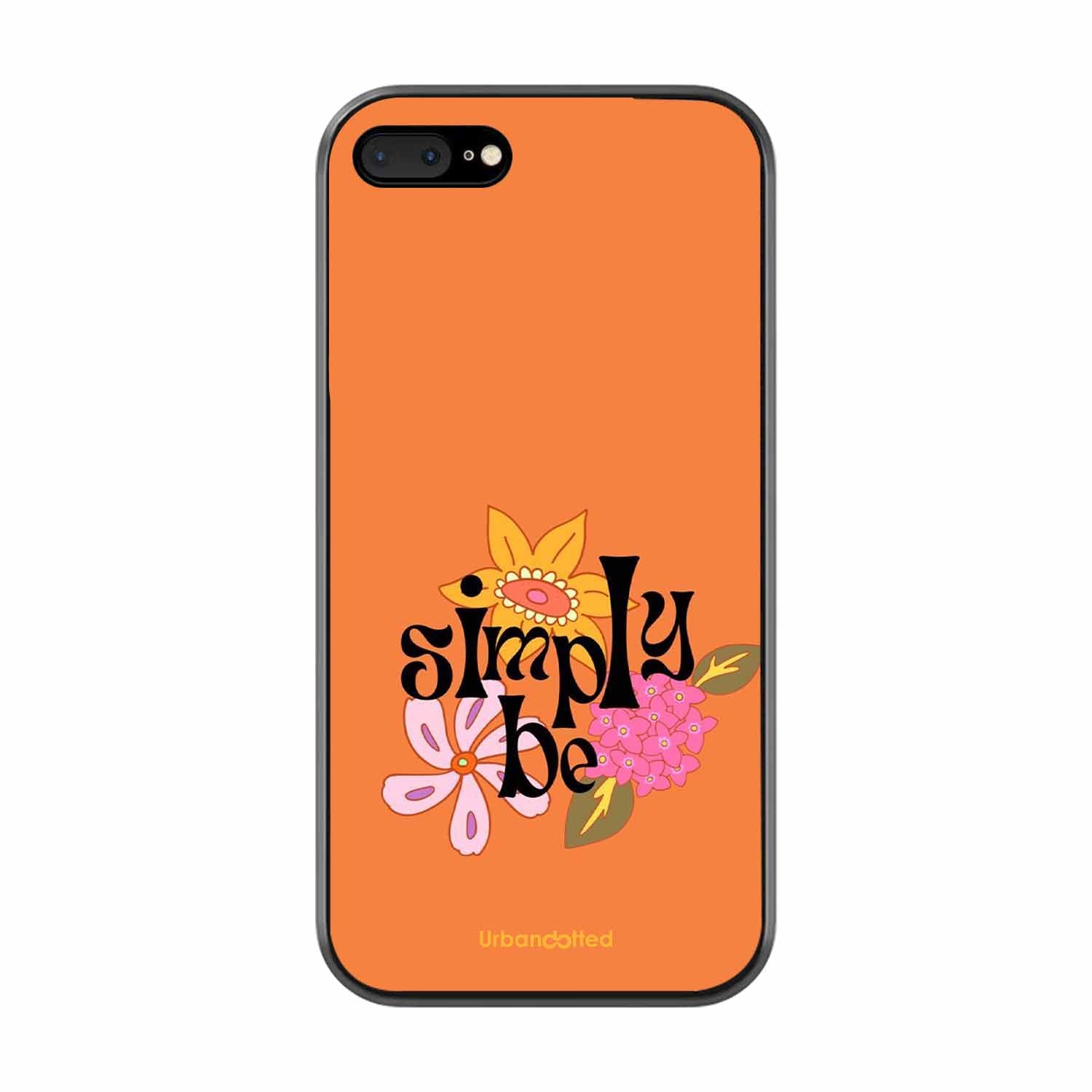 Simply Be Floral Glass Case For iPhone 7 Plus