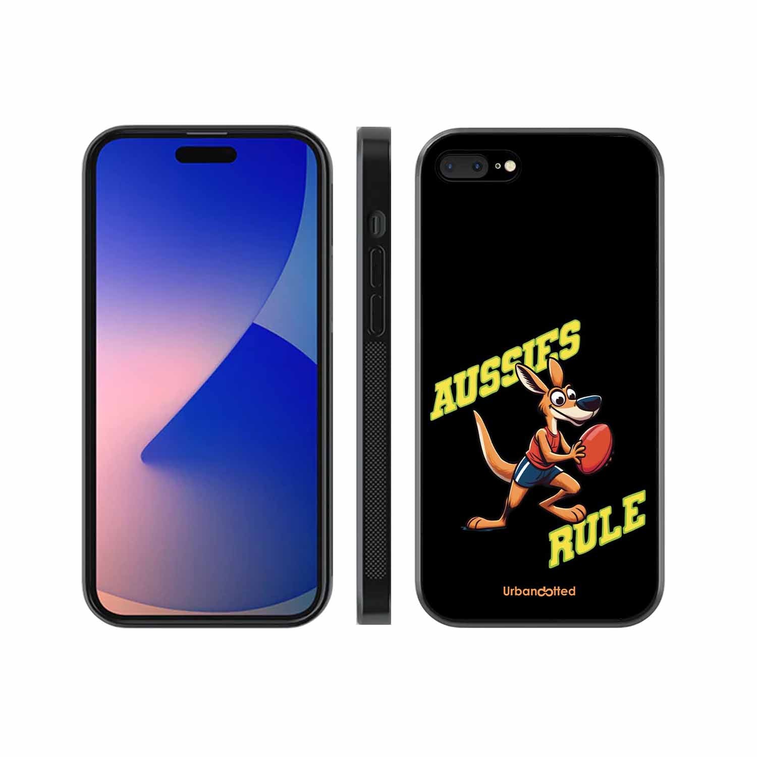 Aussies Rule Football Glass Case For iPhone 7 Plus