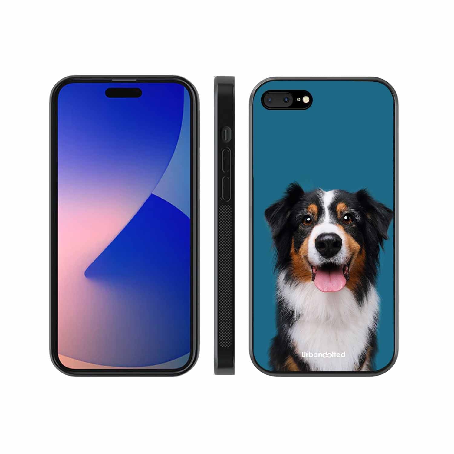 Aussie Shepherd Smile Glass Case For iPhone 7 Plus