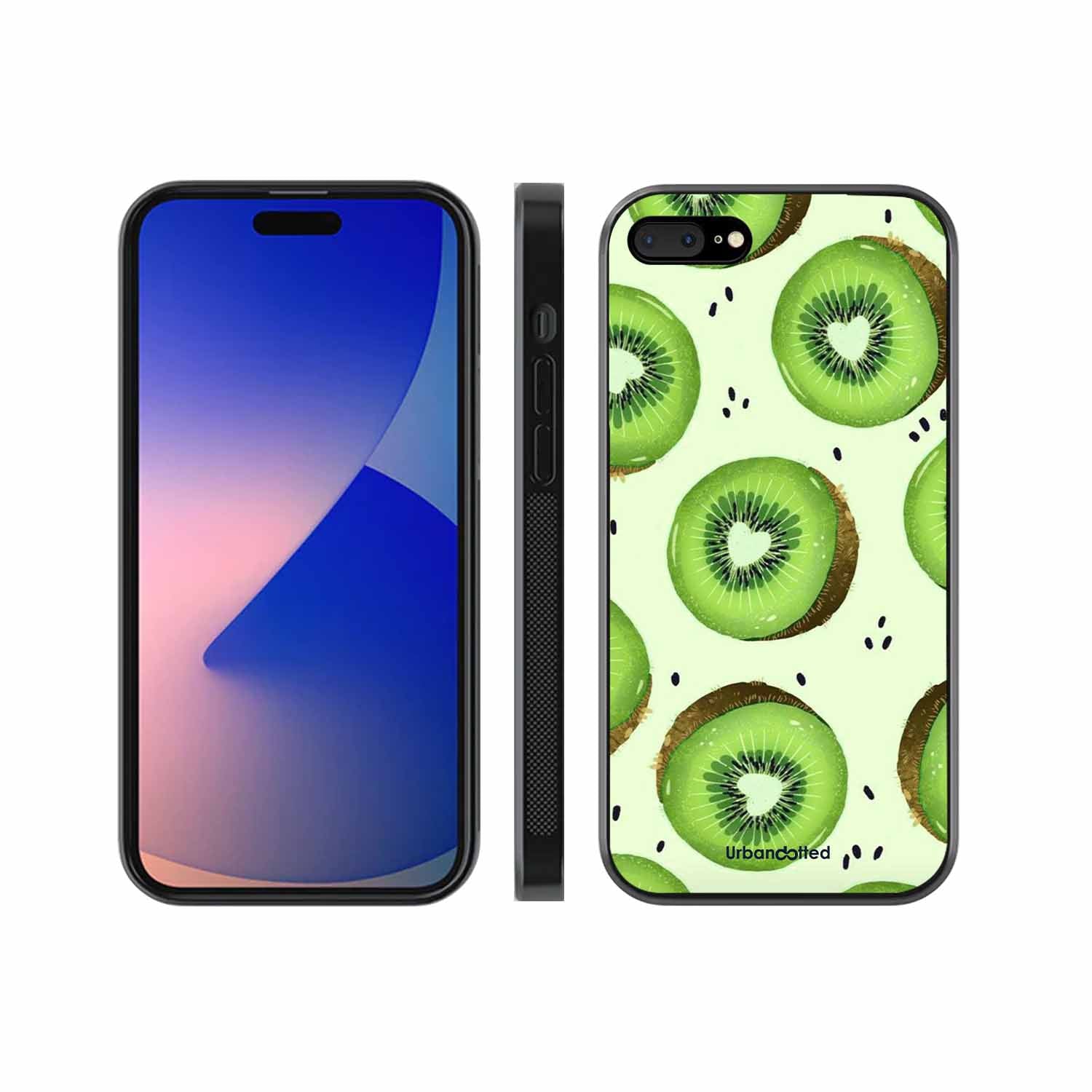 Tropical Kiwi Fruit Glass Case For iPhone 7 Plus