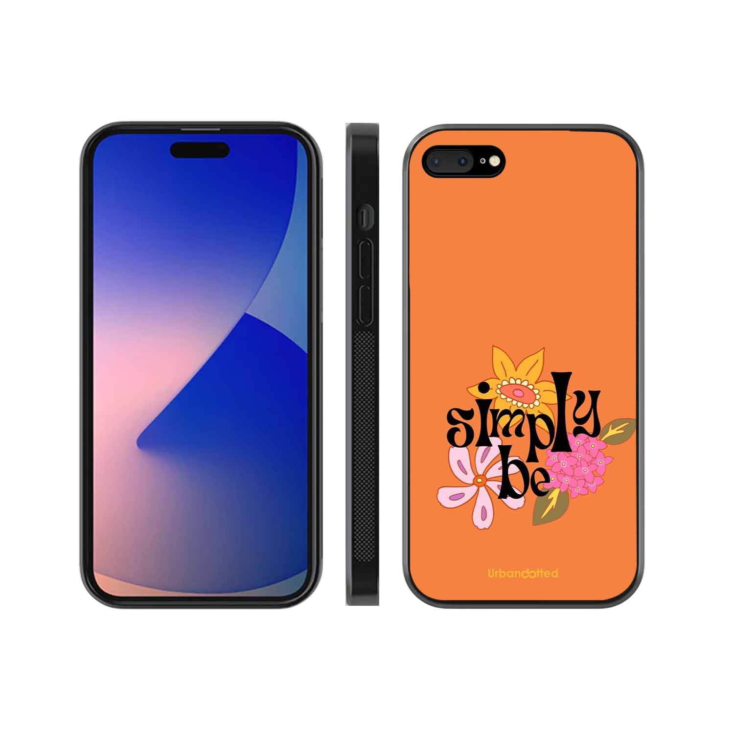Simply Be Floral Glass Case For iPhone 7 Plus