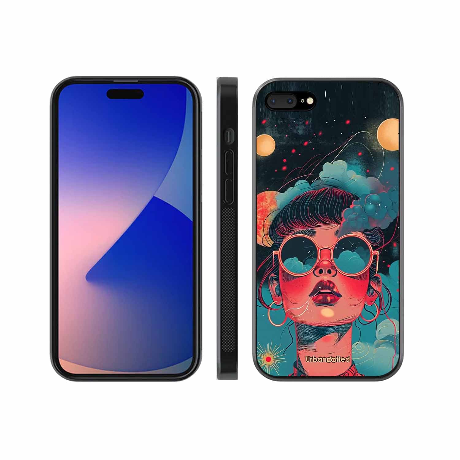 Starry Eyed Wonder Glass Case For iPhone 7 Plus
