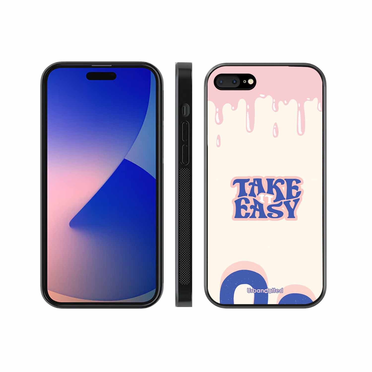 Take It Easy Drip Glass Case For iPhone 7 Plus