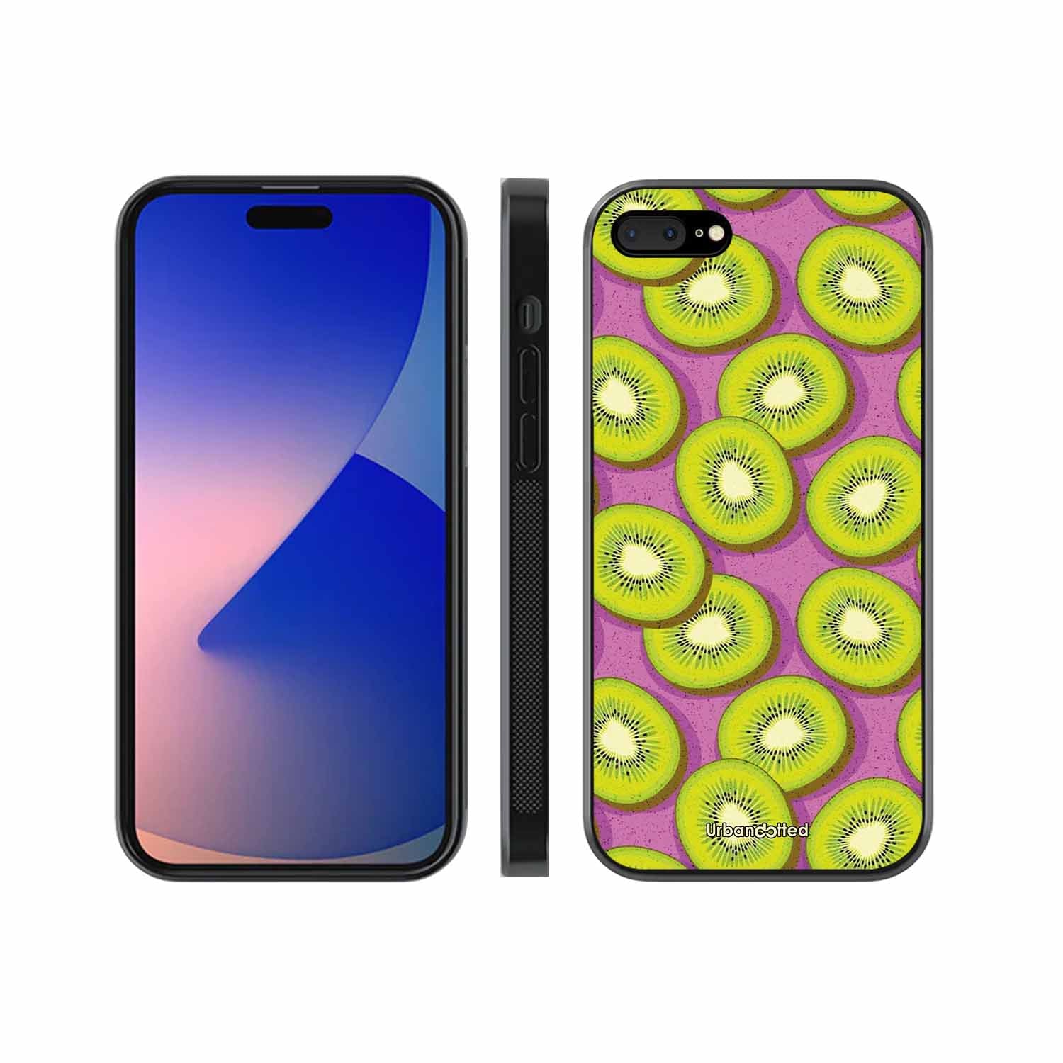 Refreshing Kiwi Glass Case For iPhone 7 Plus