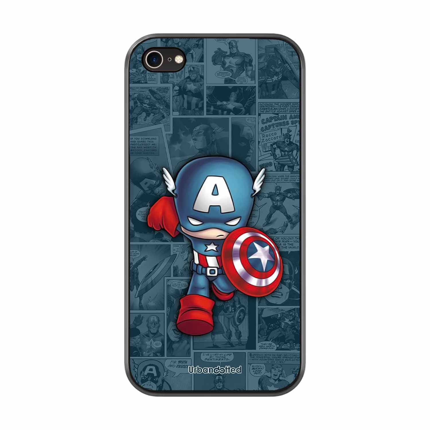 Captain America Glass Case For iPhone 7