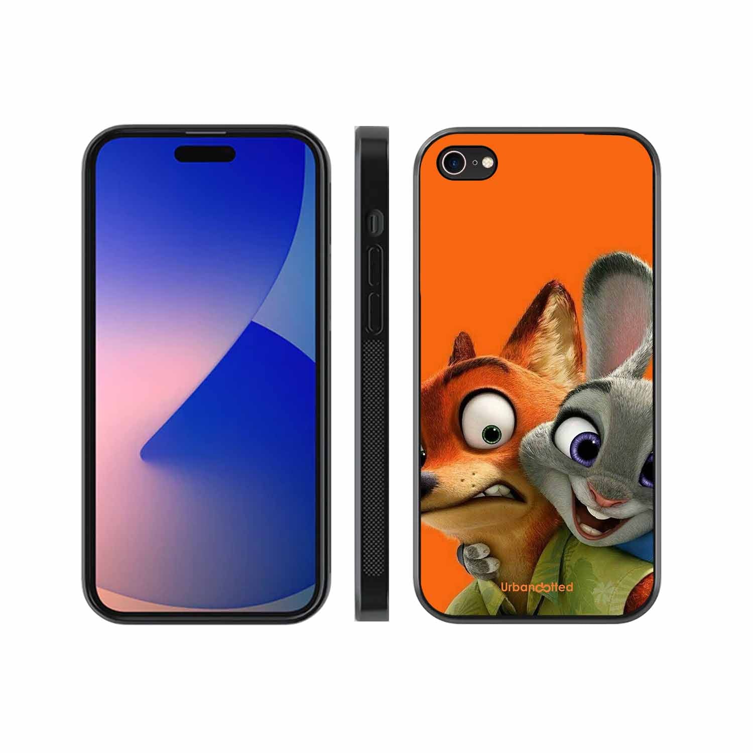 Zootopia Friends Glass Case For iPhone 7
