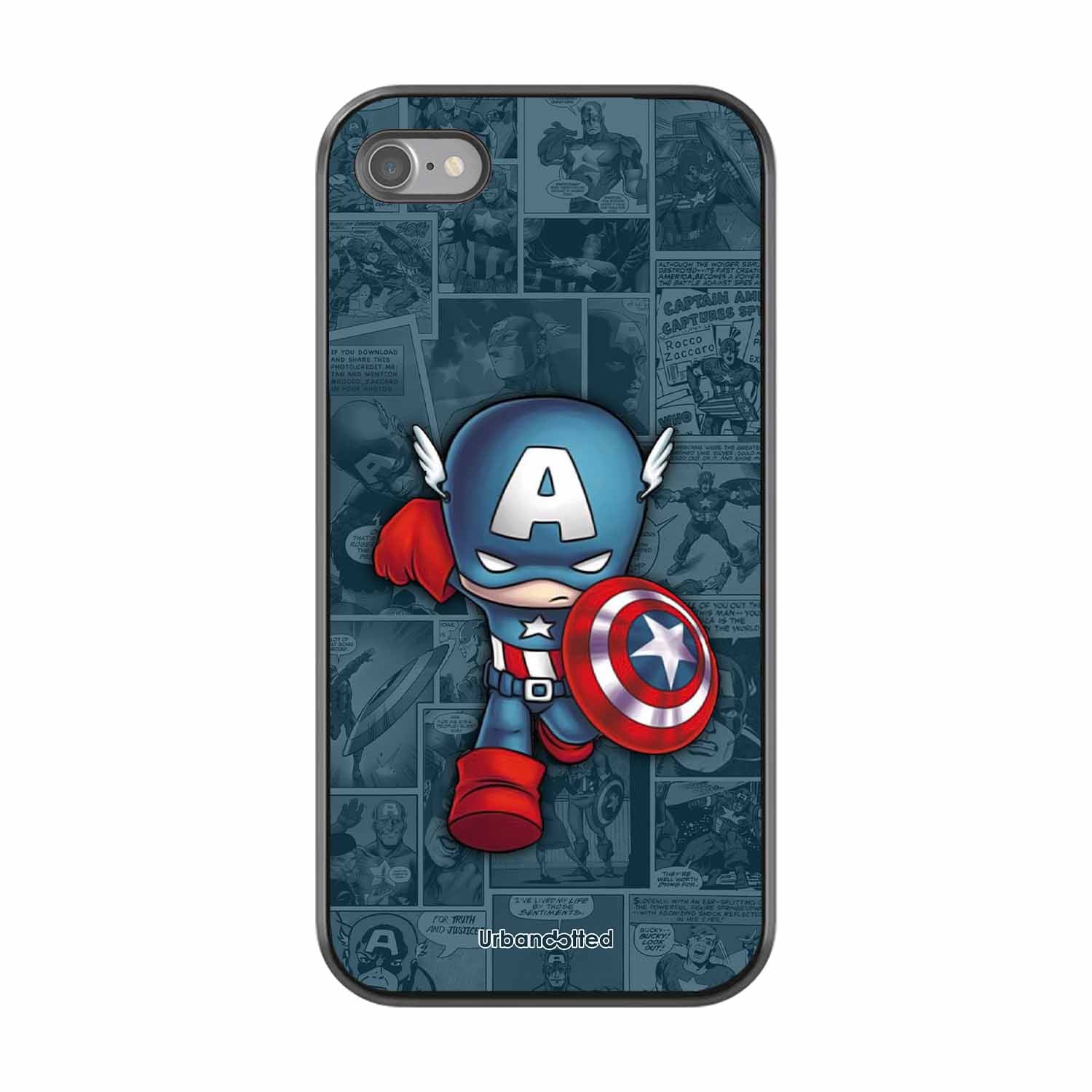 Captain America Glass Case For iPhone SE 2022