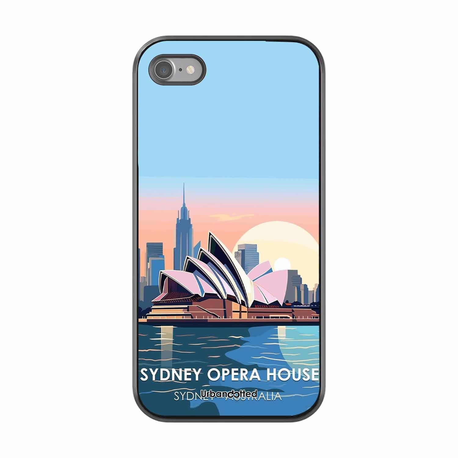 Sydney Opera House Sunrise Glass Case For iPhone SE 2022