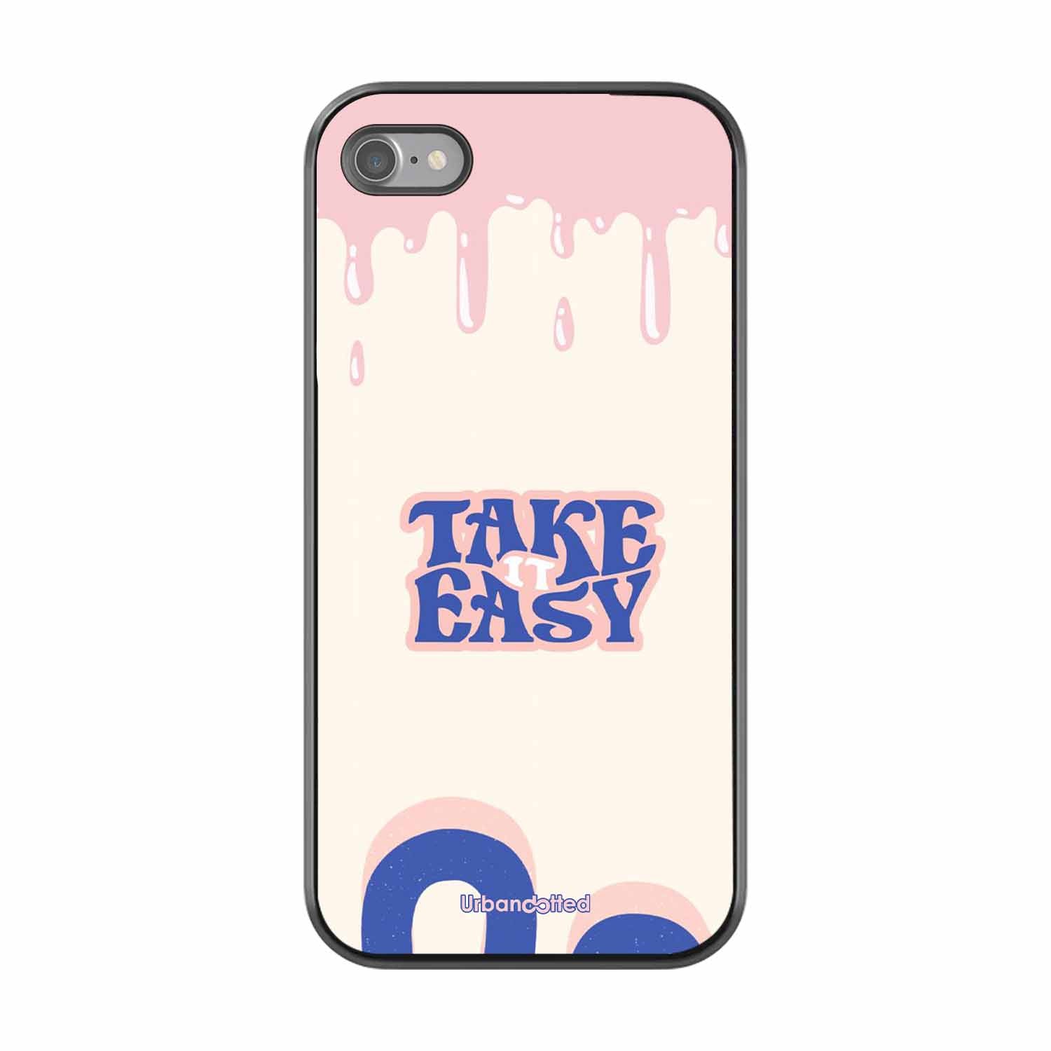 Take It Easy Drip Glass Case For iPhone SE 2022