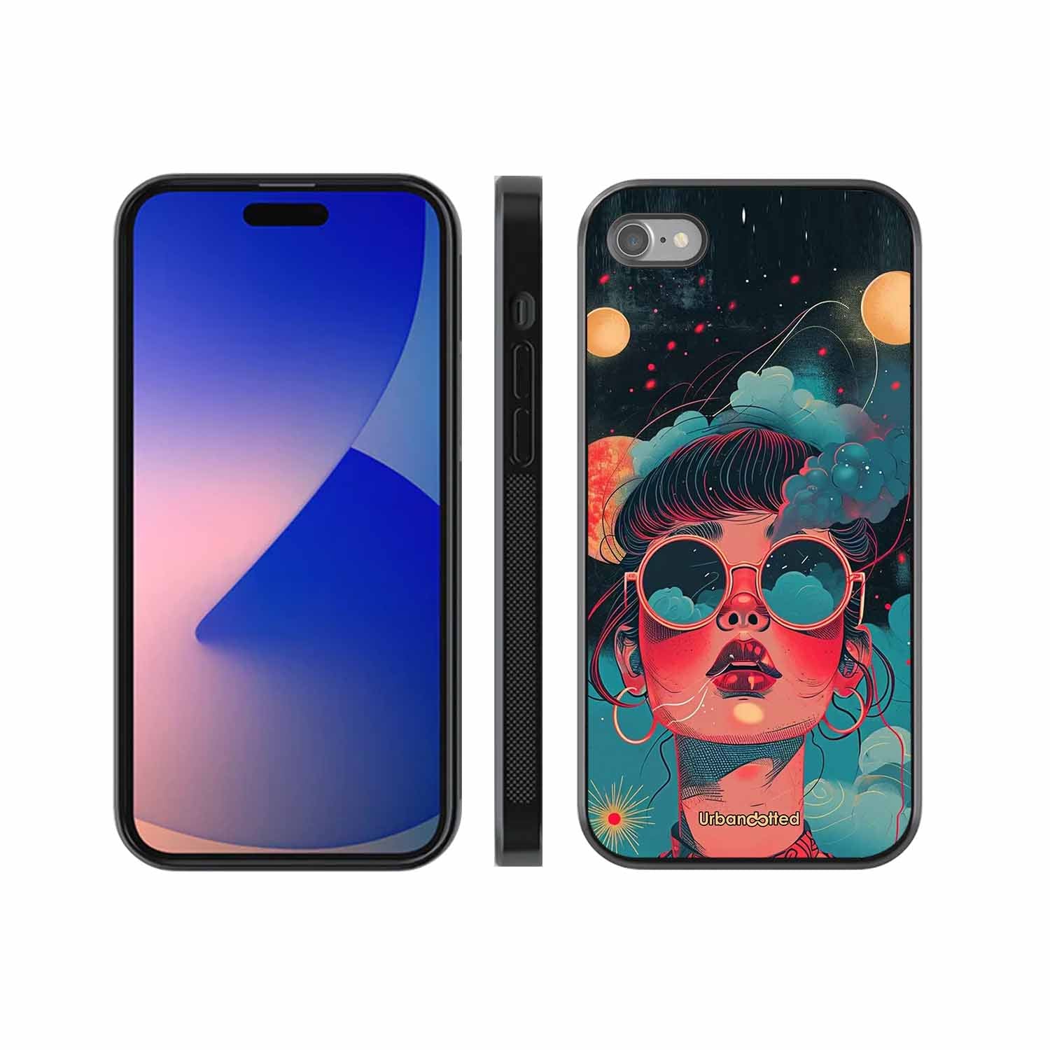 Starry Eyed Wonder Glass Case For iPhone SE 2022
