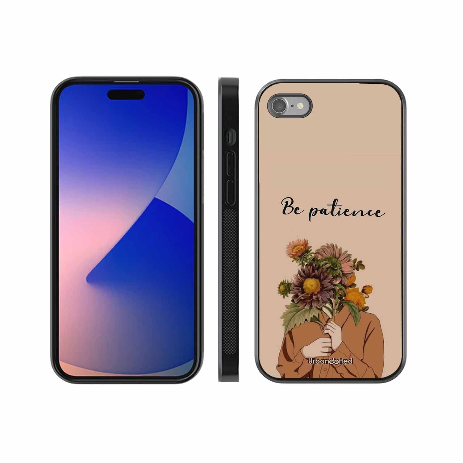 Gentle Bloom Patience Glass Case For iPhone SE 2022