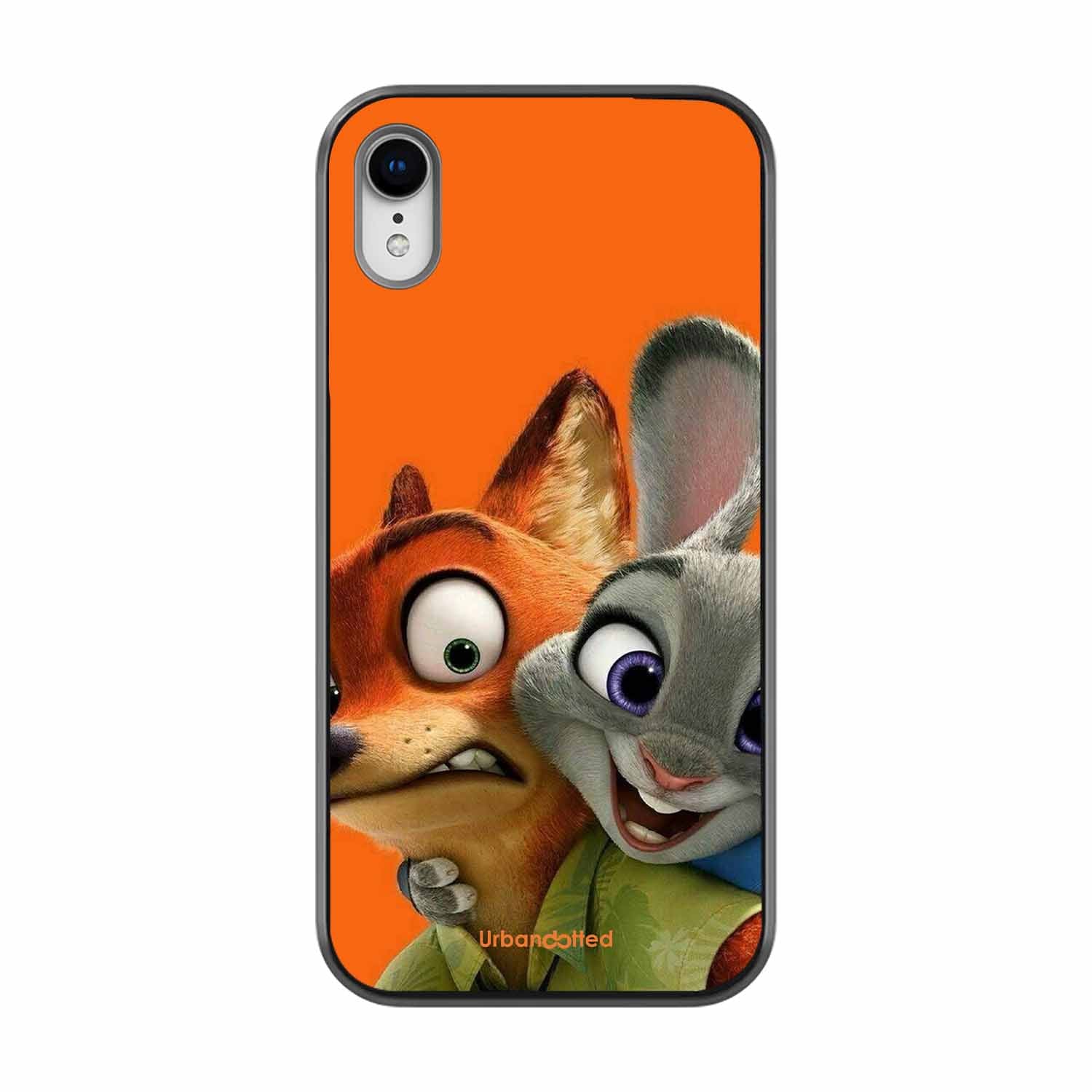 Zootopia Friends Glass Case For iPhone XR