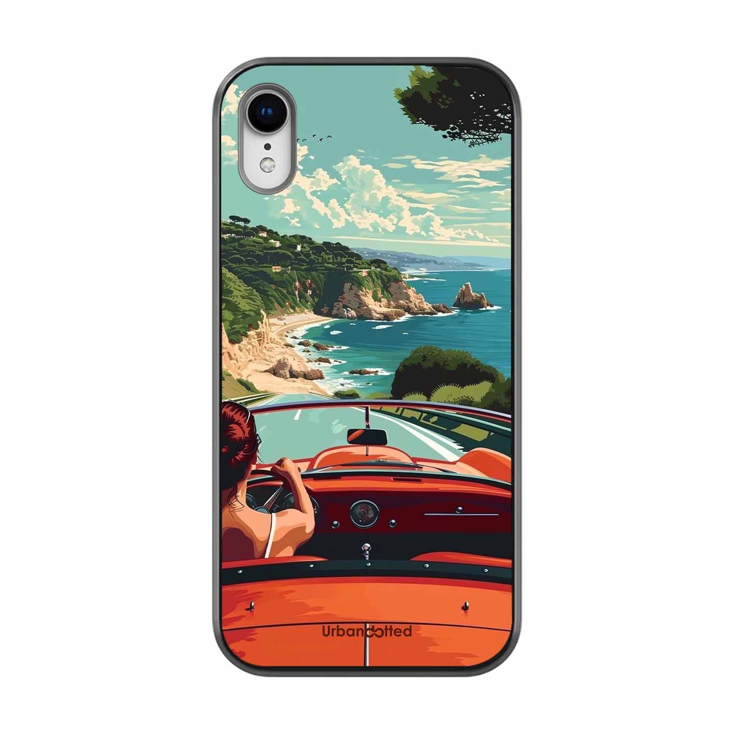 Ocean Breeze Road Trip Glass Case For iPhone XR