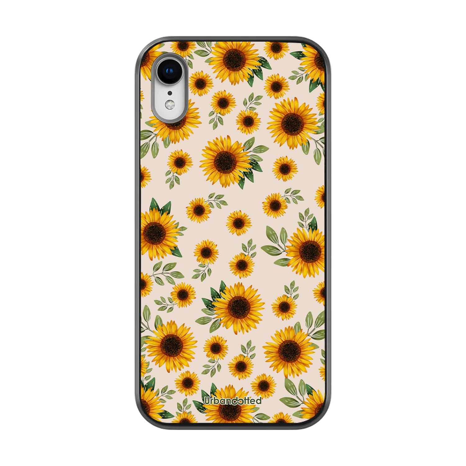 Summer Sunflowers Glass Case For iPhone XR