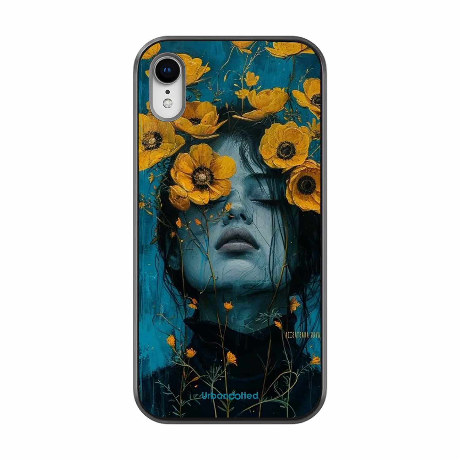 Wildflower Spirit Glass Case For iPhone XR
