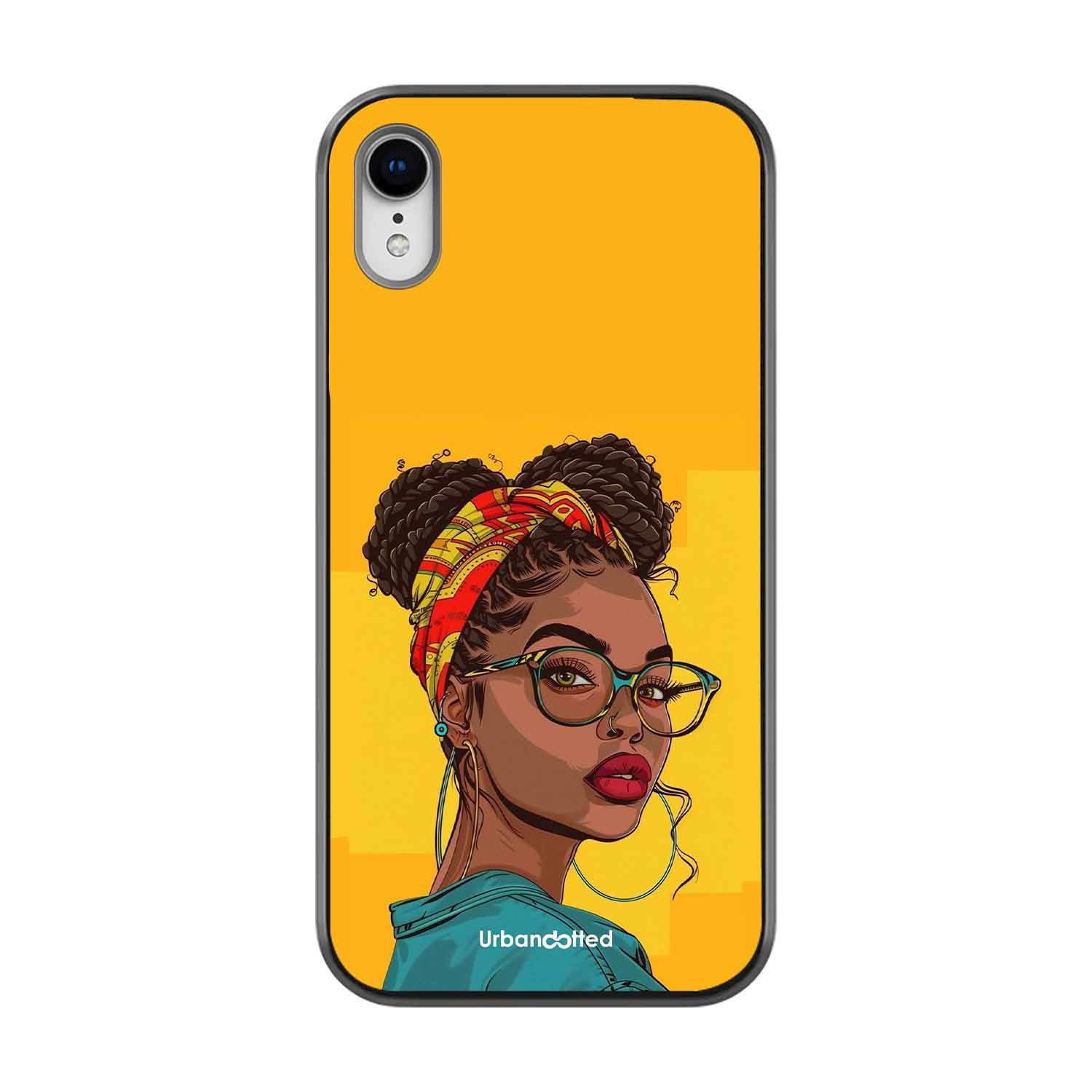 Headscarf Beauty Glass Case For iPhone XR