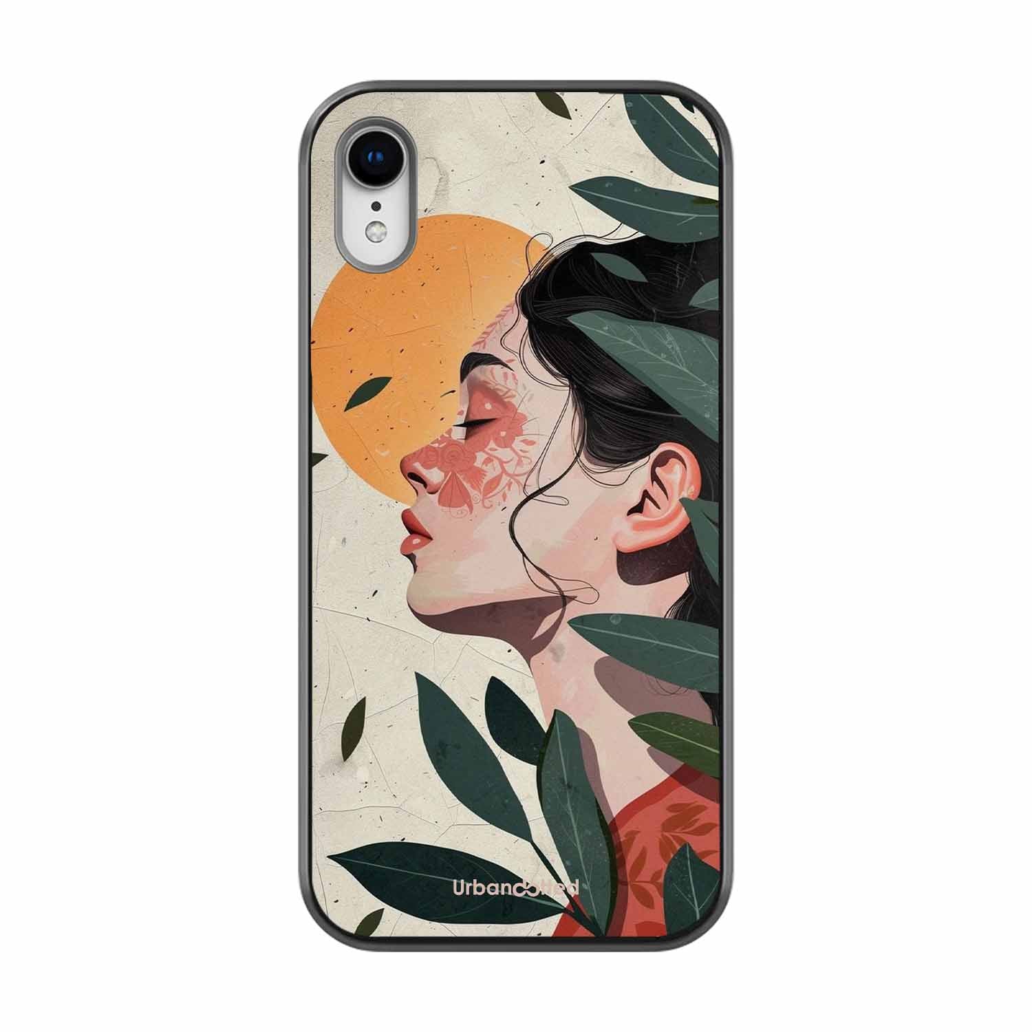 Nature's Embrace Glass Case For iPhone XR