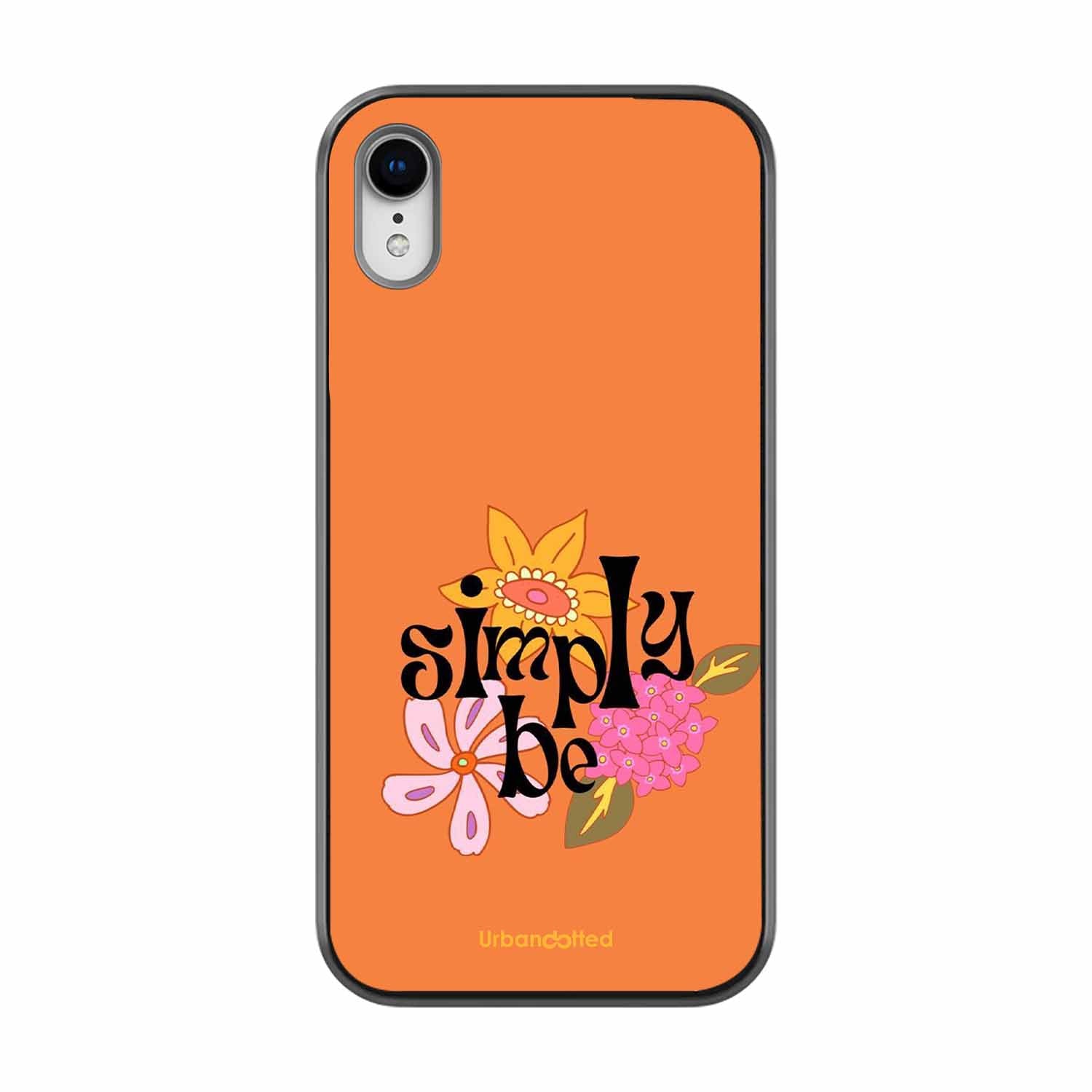 Simply Be Floral Glass Case For iPhone XR