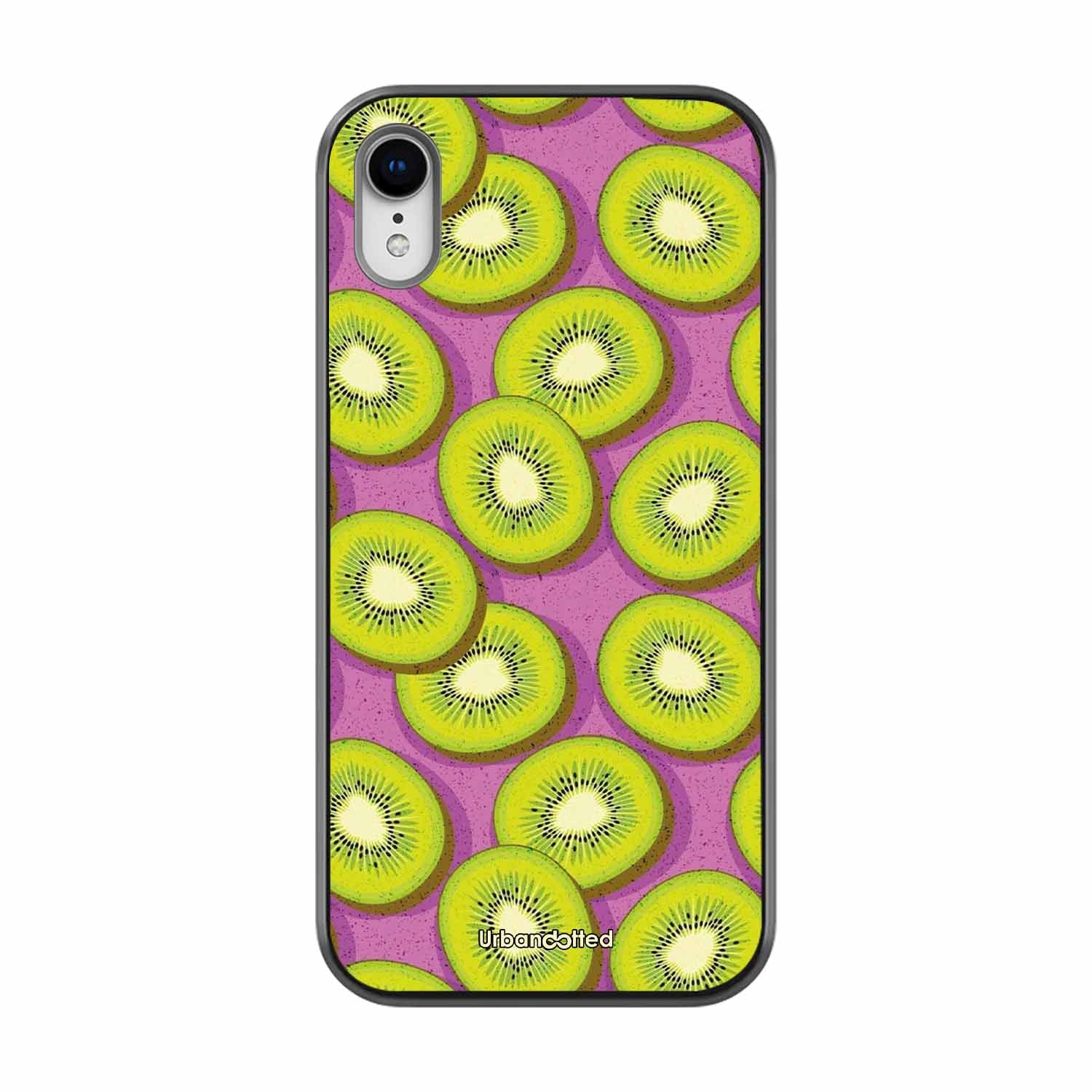 Refreshing Kiwi Glass Case For iPhone XR