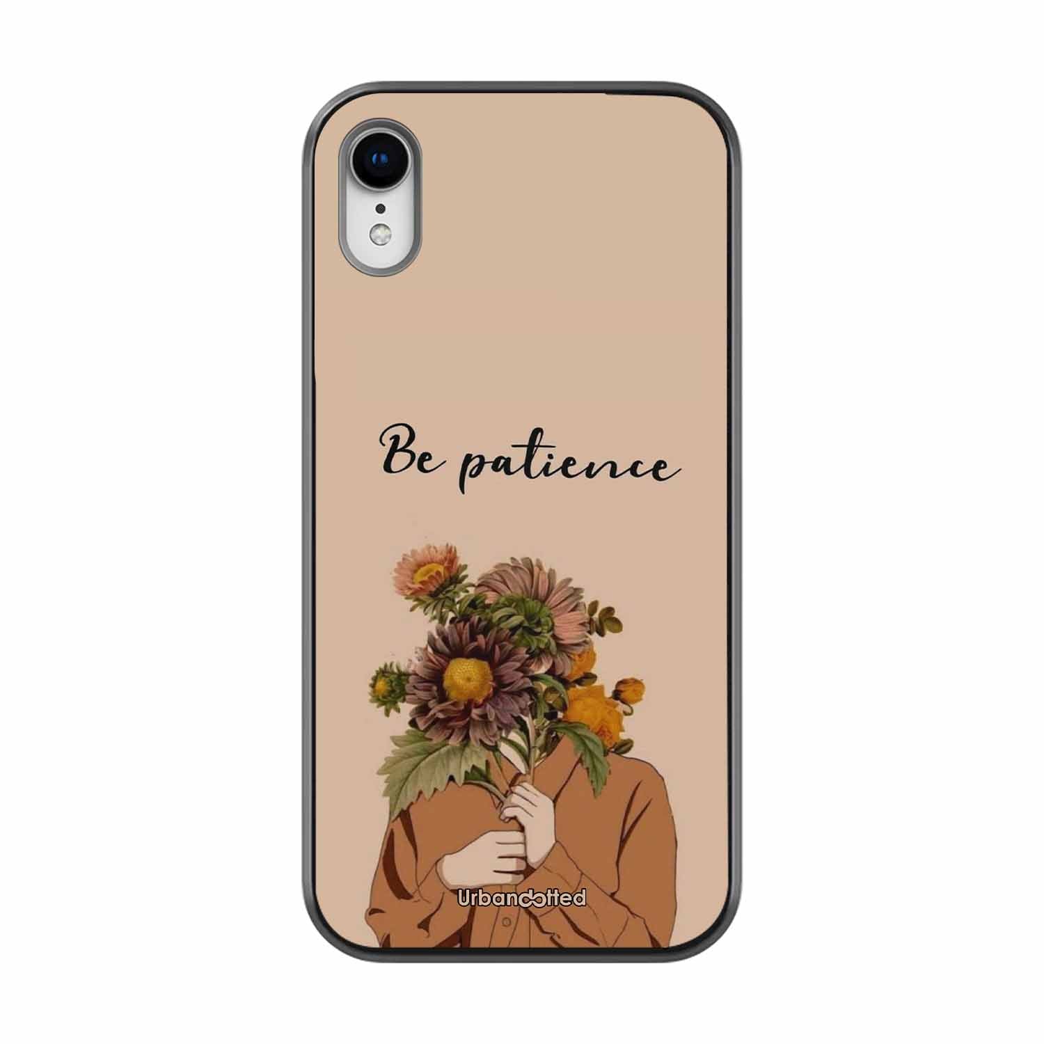 Gentle Bloom Patience Glass Case For iPhone XR