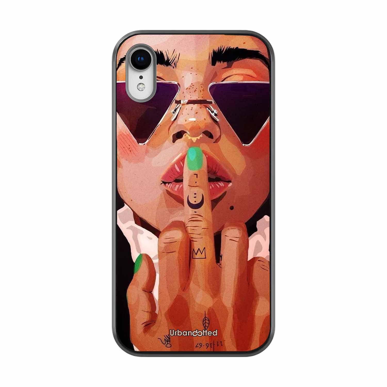 Unfiltered Attitude Glass Case For iPhone XR