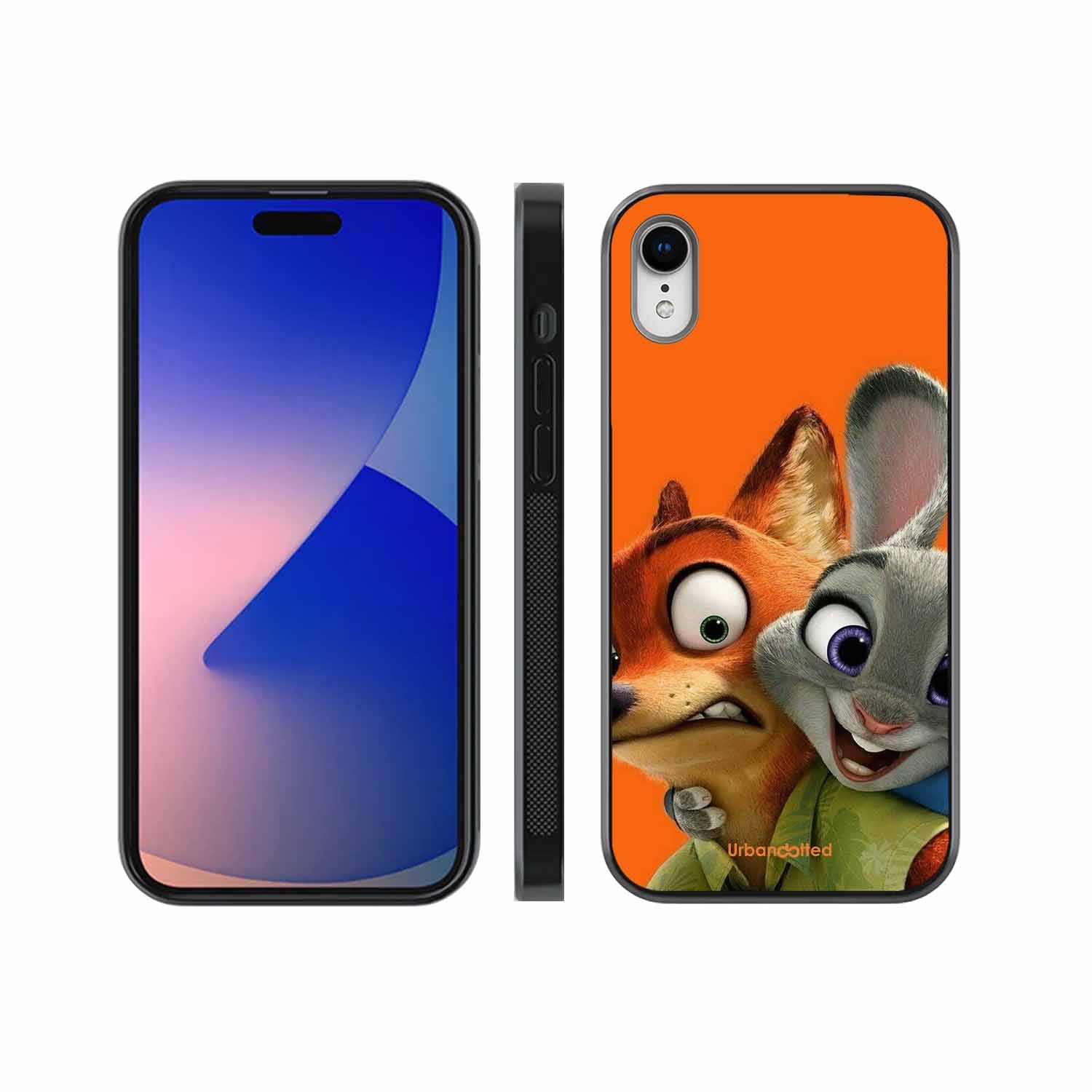 Zootopia Friends Glass Case For iPhone XR