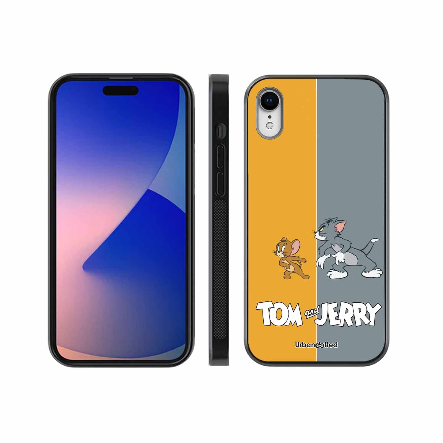 Tom and Jerry Chase Glass Case For iPhone XR