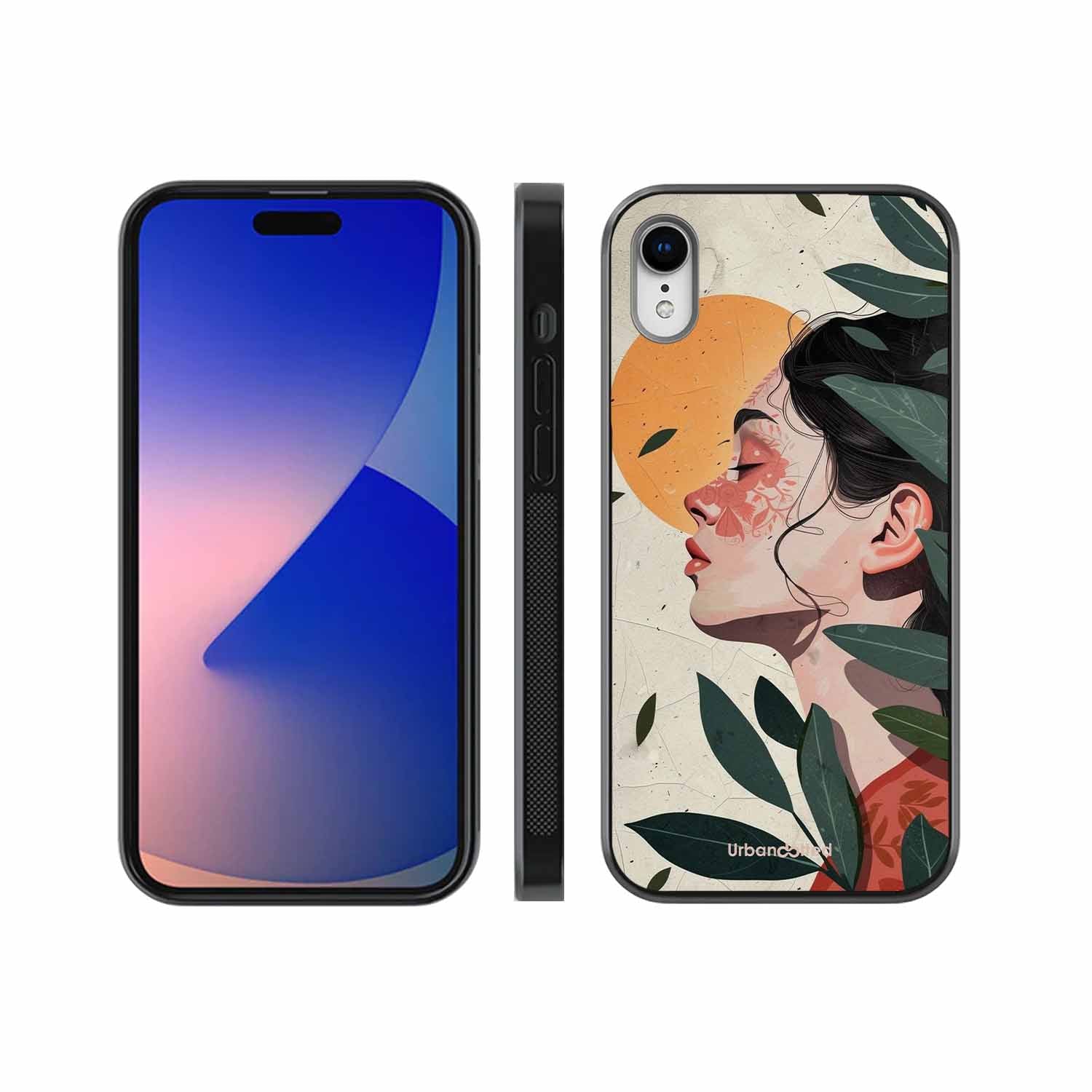 Nature's Embrace Glass Case For iPhone XR