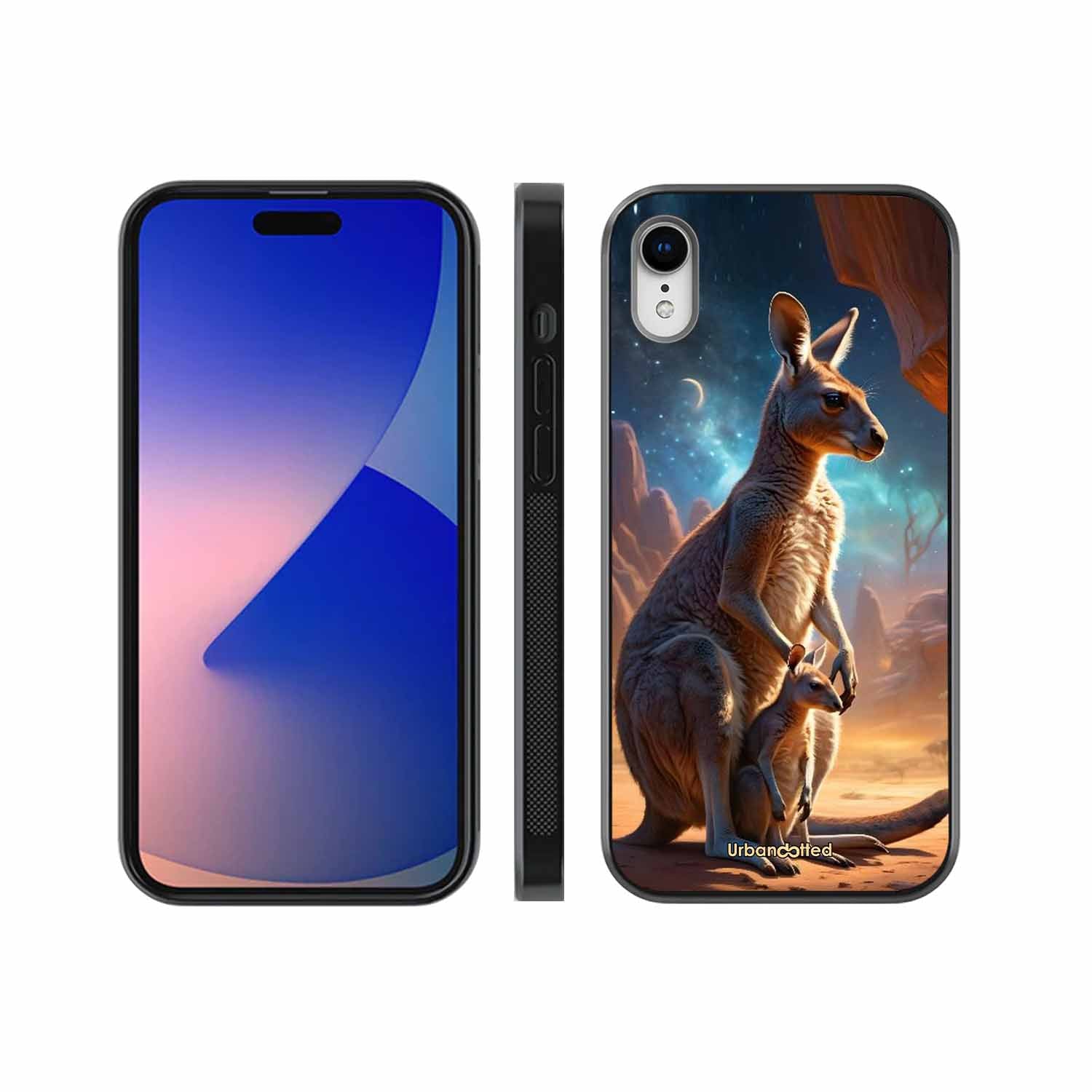 Kangaroo Mother Love Glass Case For iPhone XR