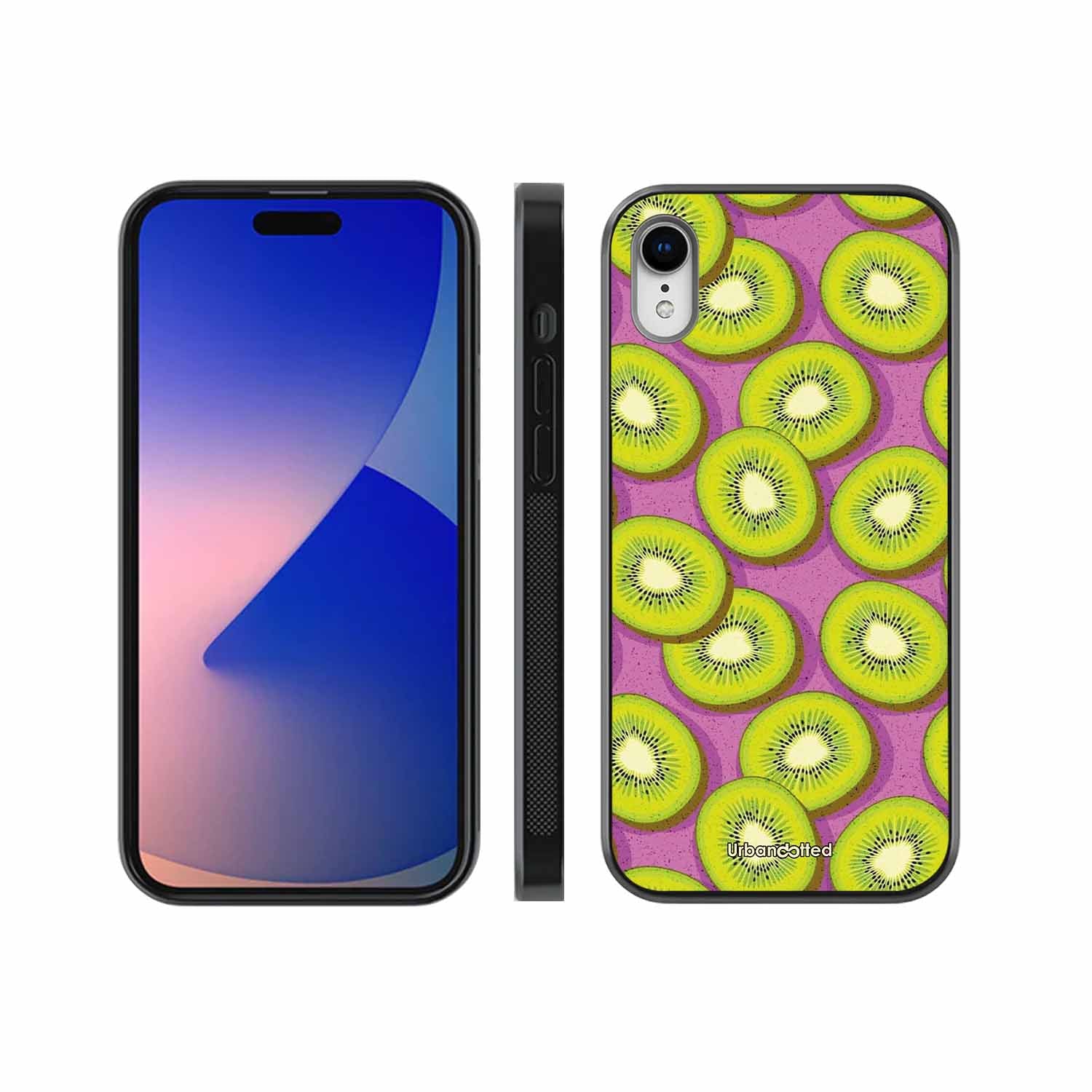 Refreshing Kiwi Glass Case For iPhone XR