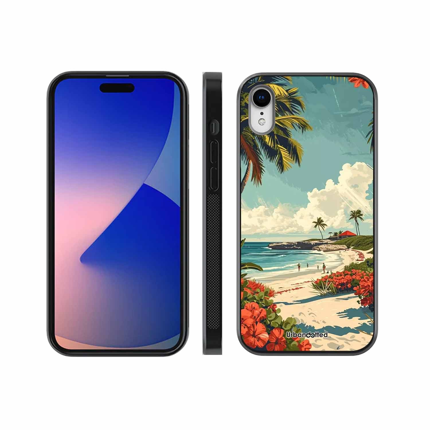 Tropical Beach Paradise Glass Case For iPhone XR