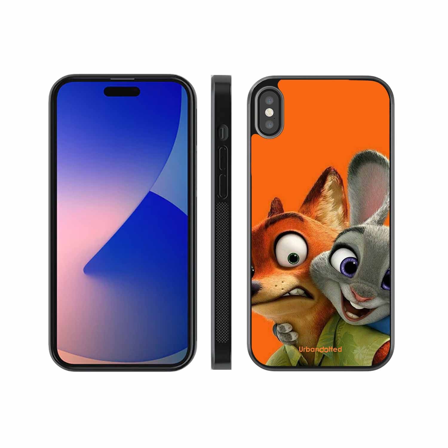 Zootopia Friends Glass Case For iPhone XS Max