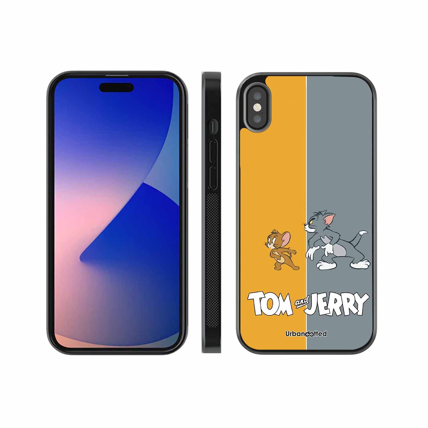 Tom and Jerry Chase Glass Case For iPhone XS Max