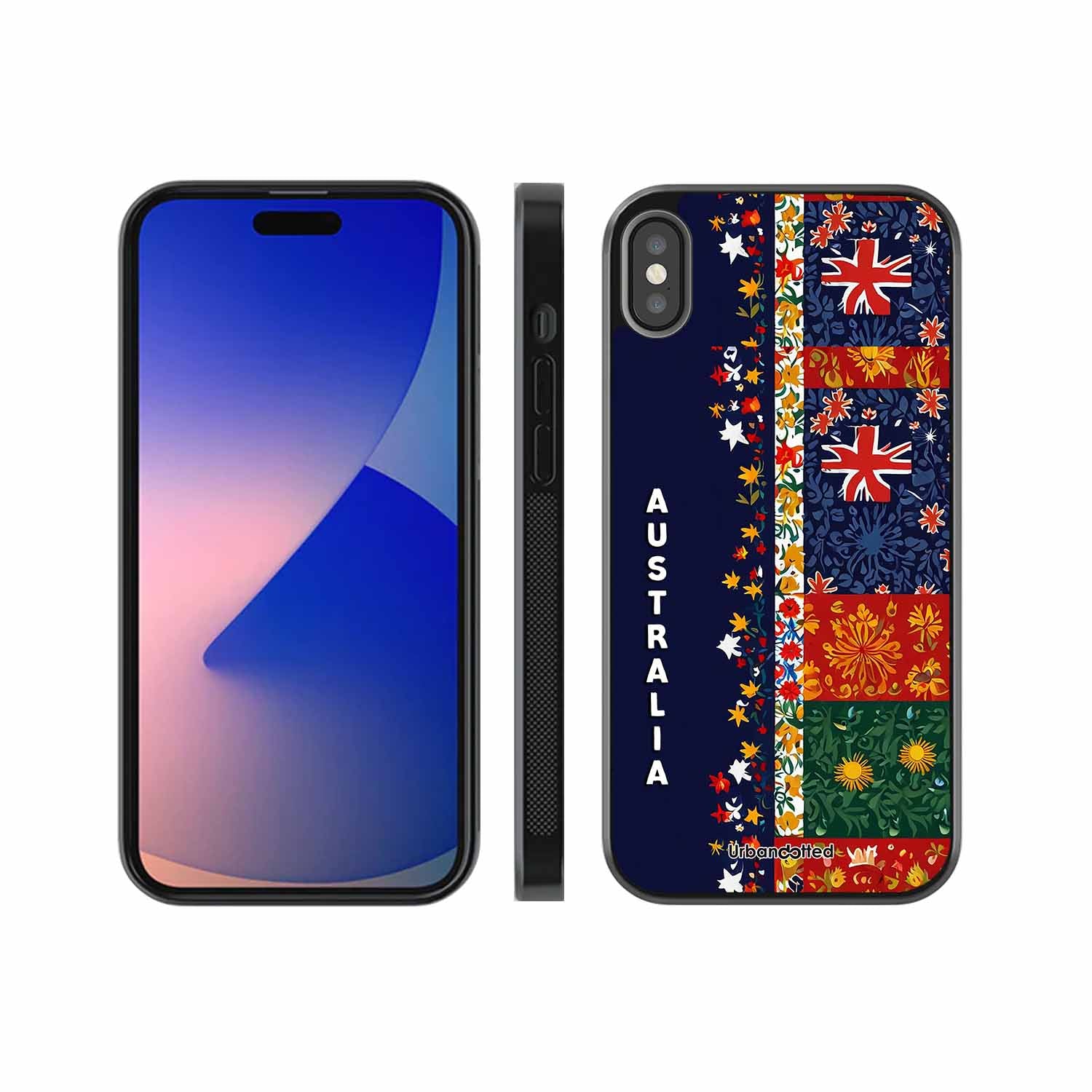 Australian National Pride Glass Case For iPhone XS Max