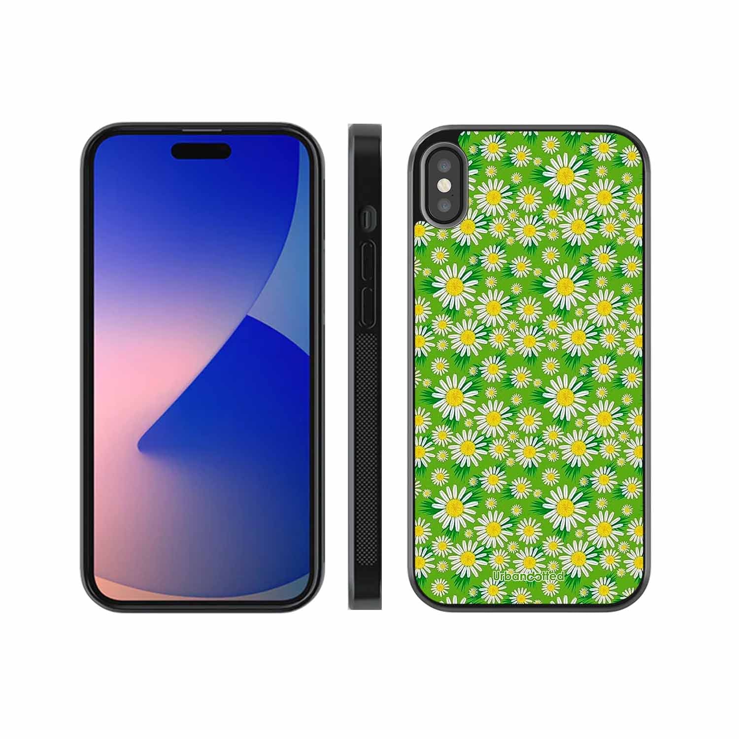 Cheerful Daisy Glass Case For iPhone XS Max