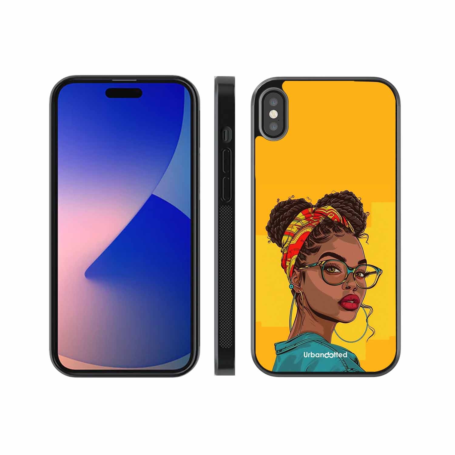 Headscarf Beauty Glass Case For iPhone XS Max