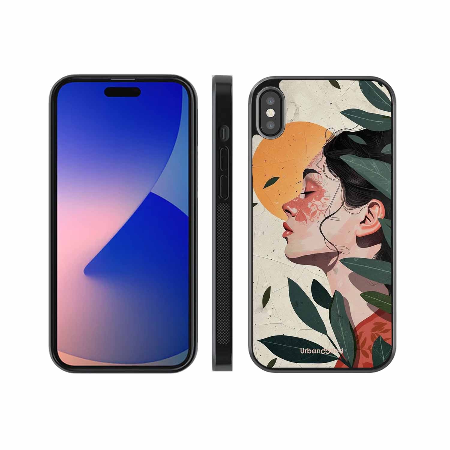 Nature's Embrace Glass Case For iPhone XS Max