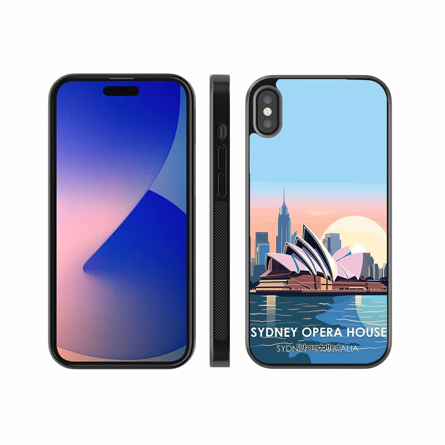 Sydney Opera House Sunrise Glass Case For iPhone XS Max