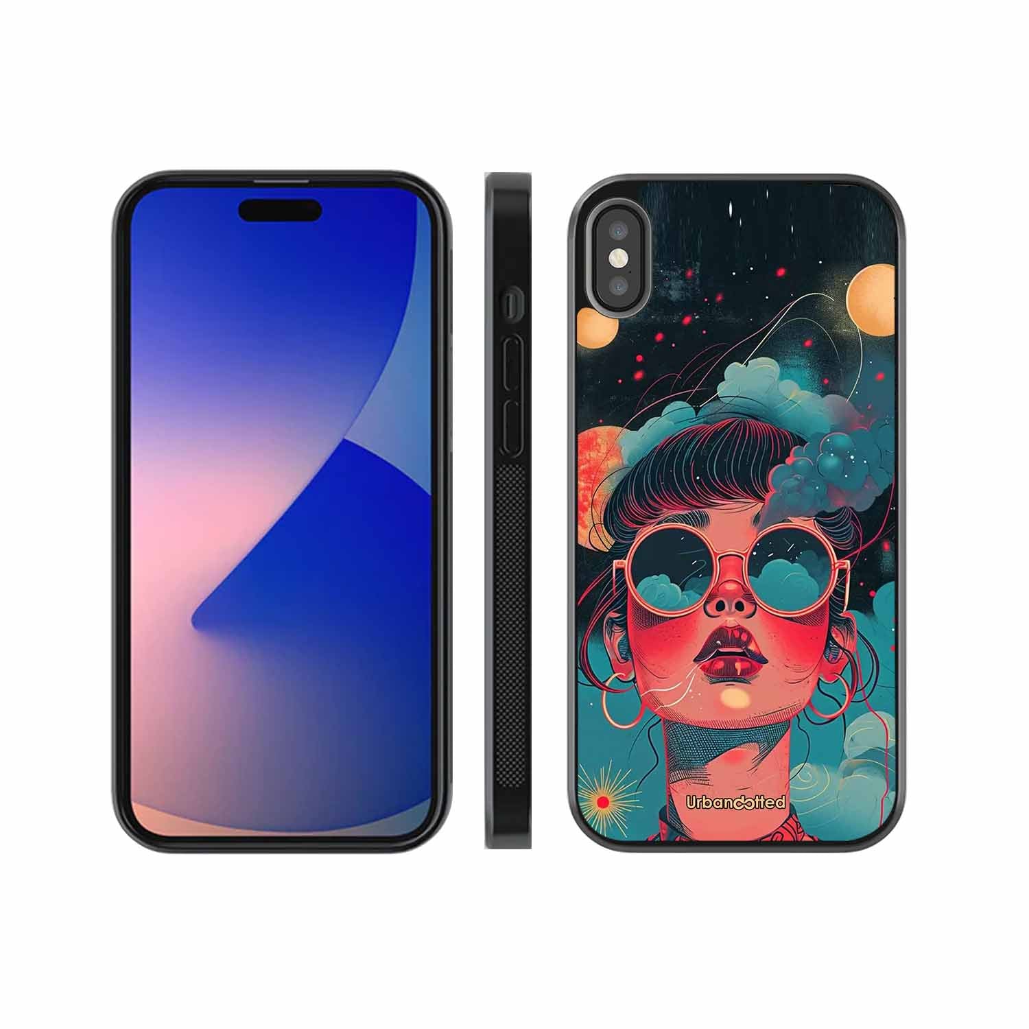 Starry Eyed Wonder Glass Case For iPhone XS Max