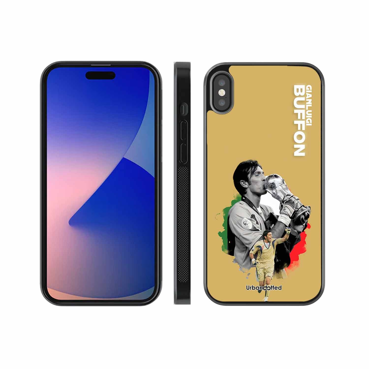 Gianluigi Buffon Legend Glass Case For iPhone XS Max