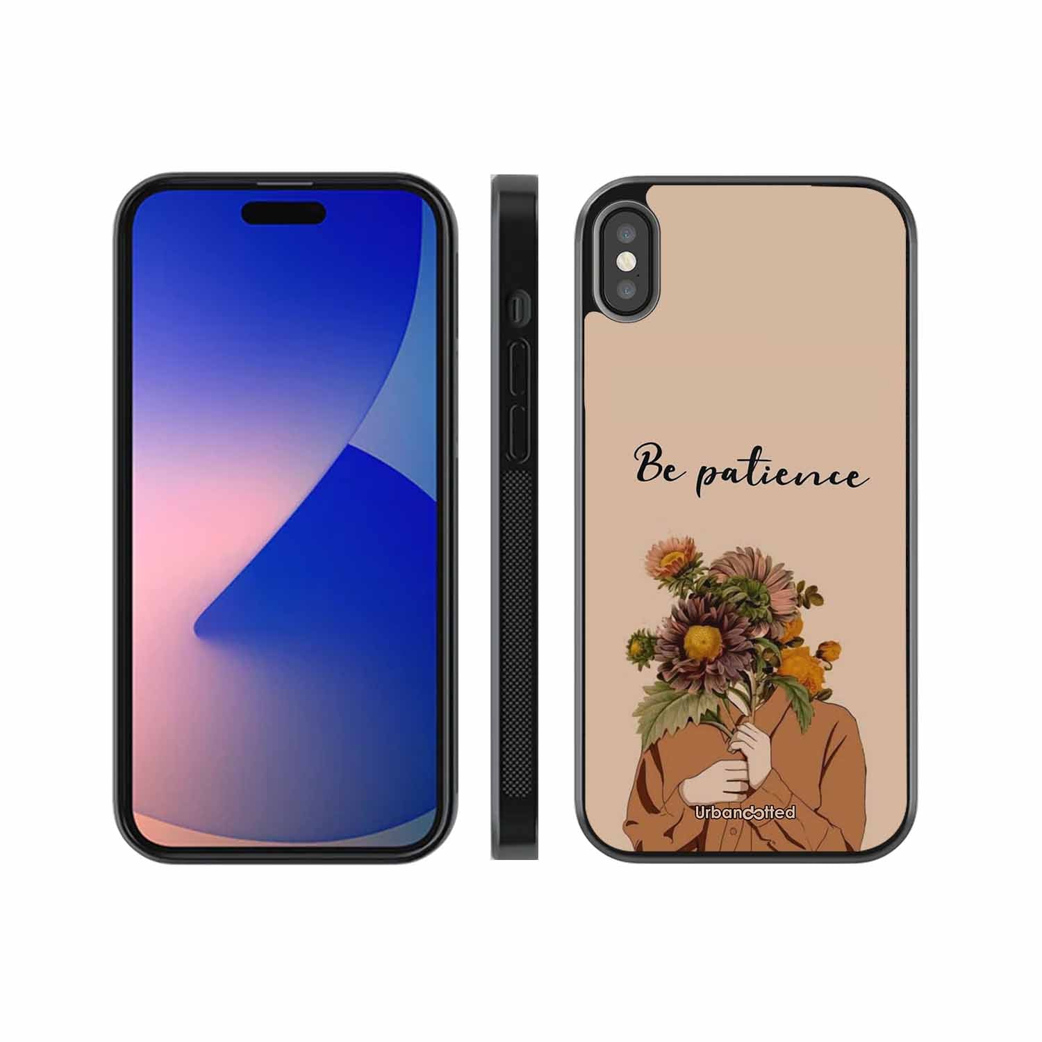 Gentle Bloom Patience Glass Case For iPhone XS Max