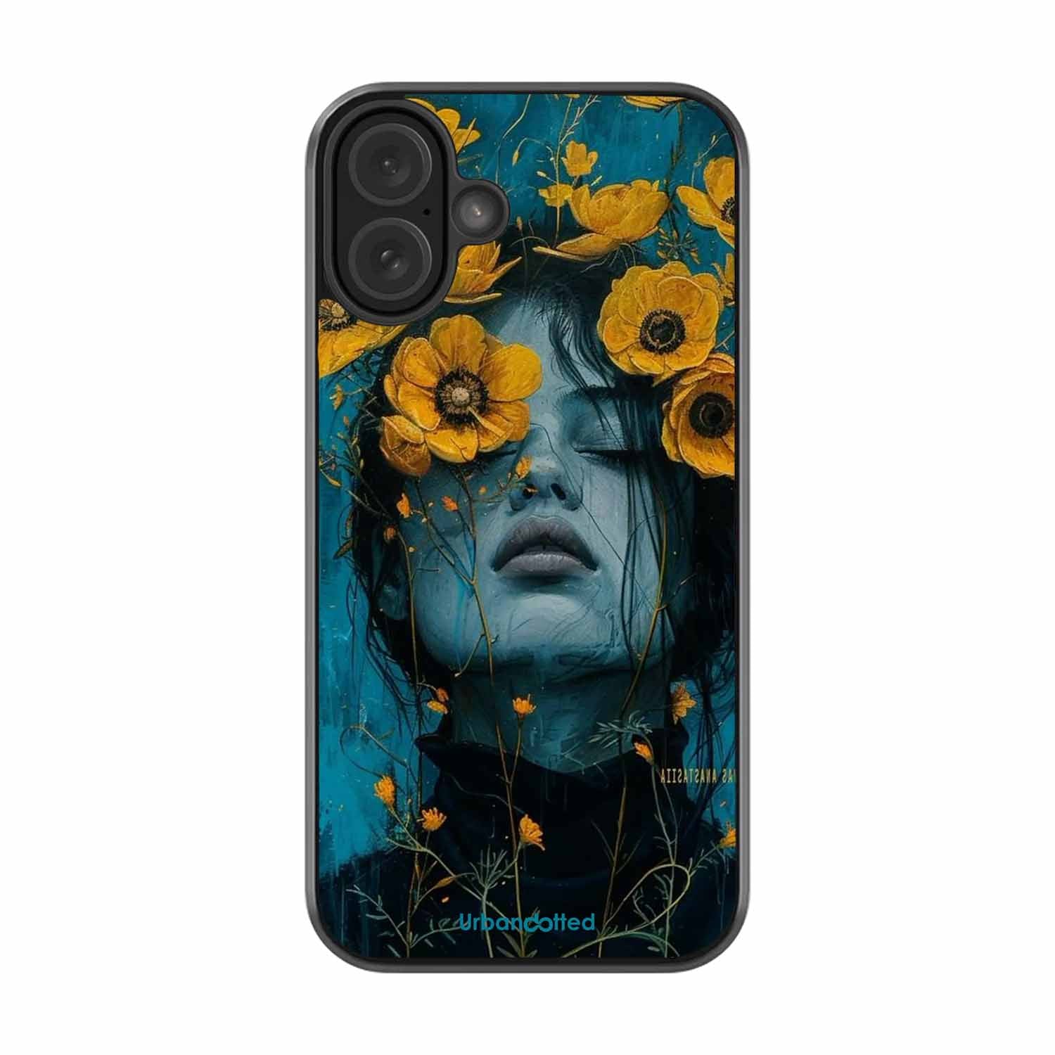 Wildflower Spirit Glass Case For iPhone 16 Plus